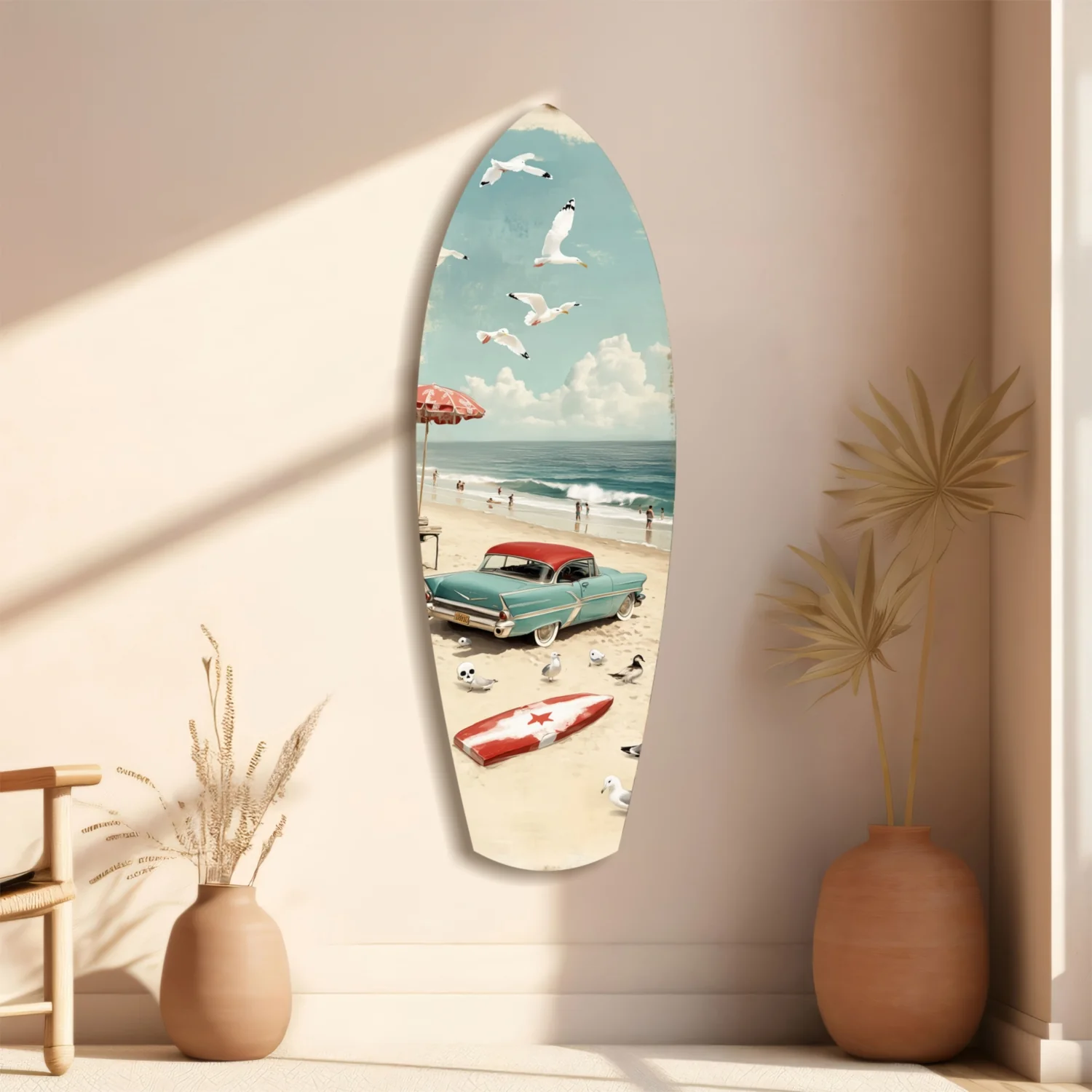 Timeless by the Sea V2 Glass Wall Art - Image 11