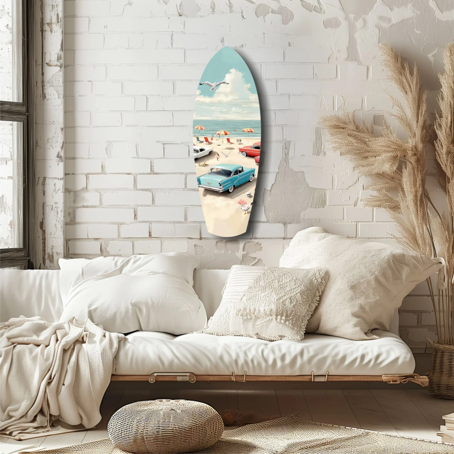 Timeless by the Sea V3 Glass Wall Art - Image 6