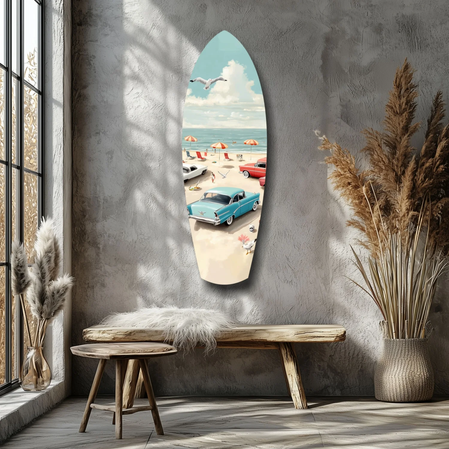Timeless by the Sea V3 Glass Wall Art - Image 7