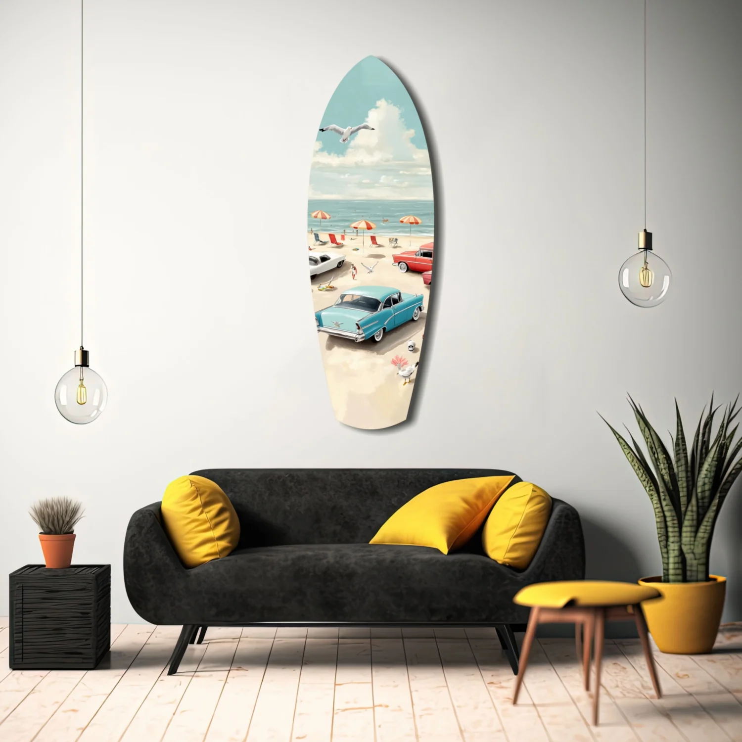 Timeless by the Sea V3 Glass Wall Art - Image 8