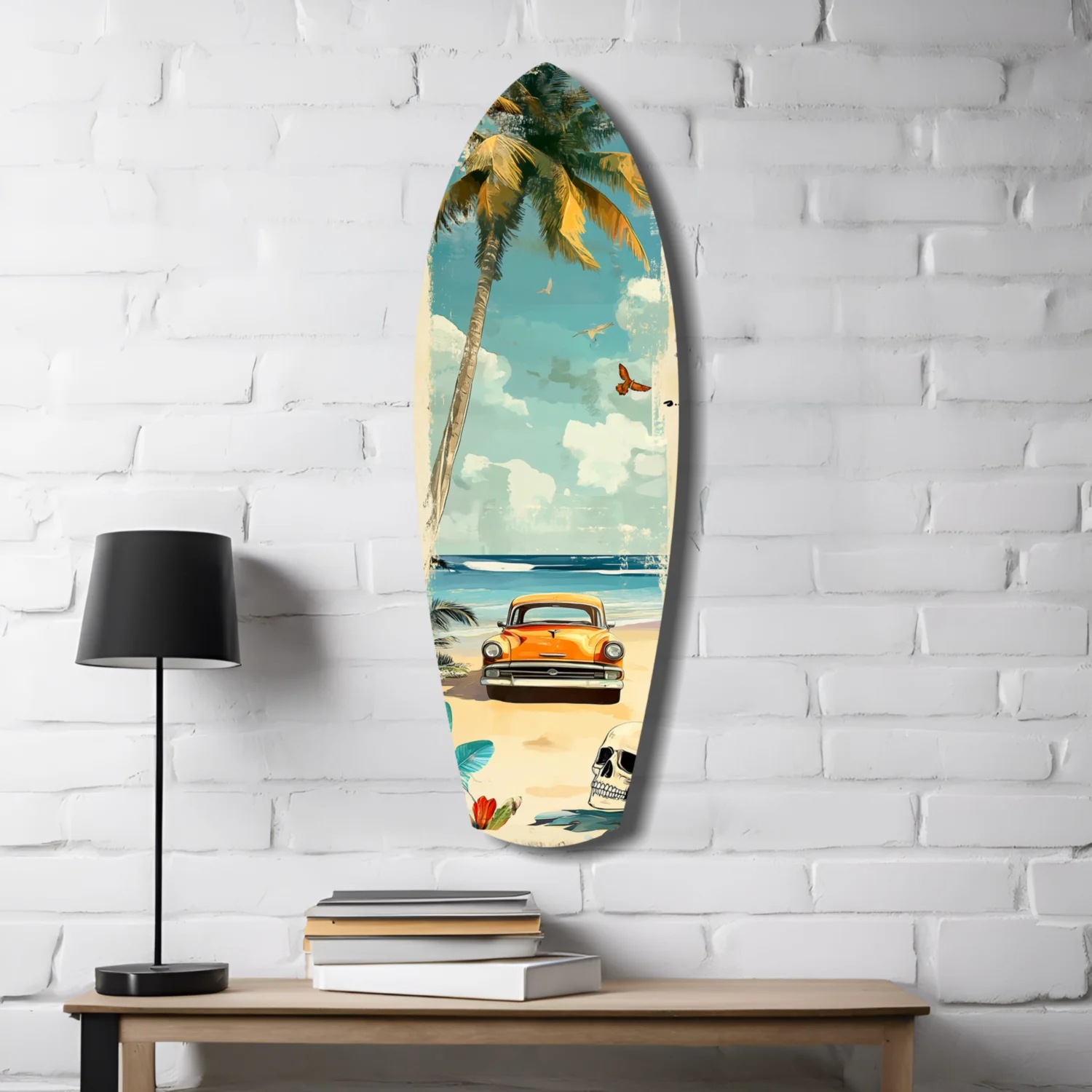 Timeless by the Sea V4 Glass Wall Art - Image 4