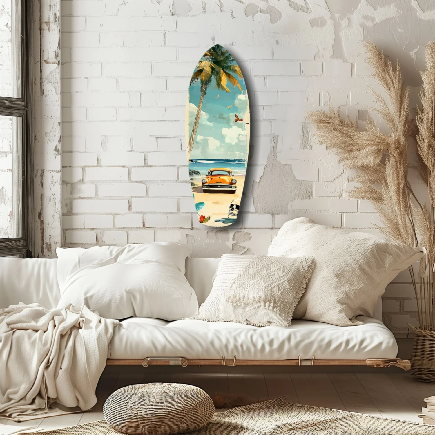 Timeless by the Sea V4 Glass Wall Art - Image 6
