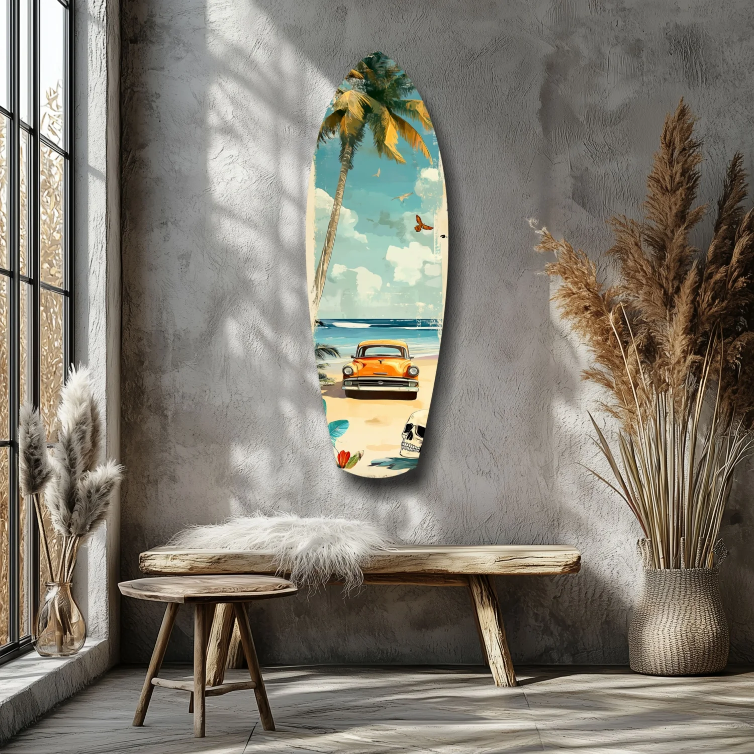 Timeless by the Sea V4 Glass Wall Art - Image 7