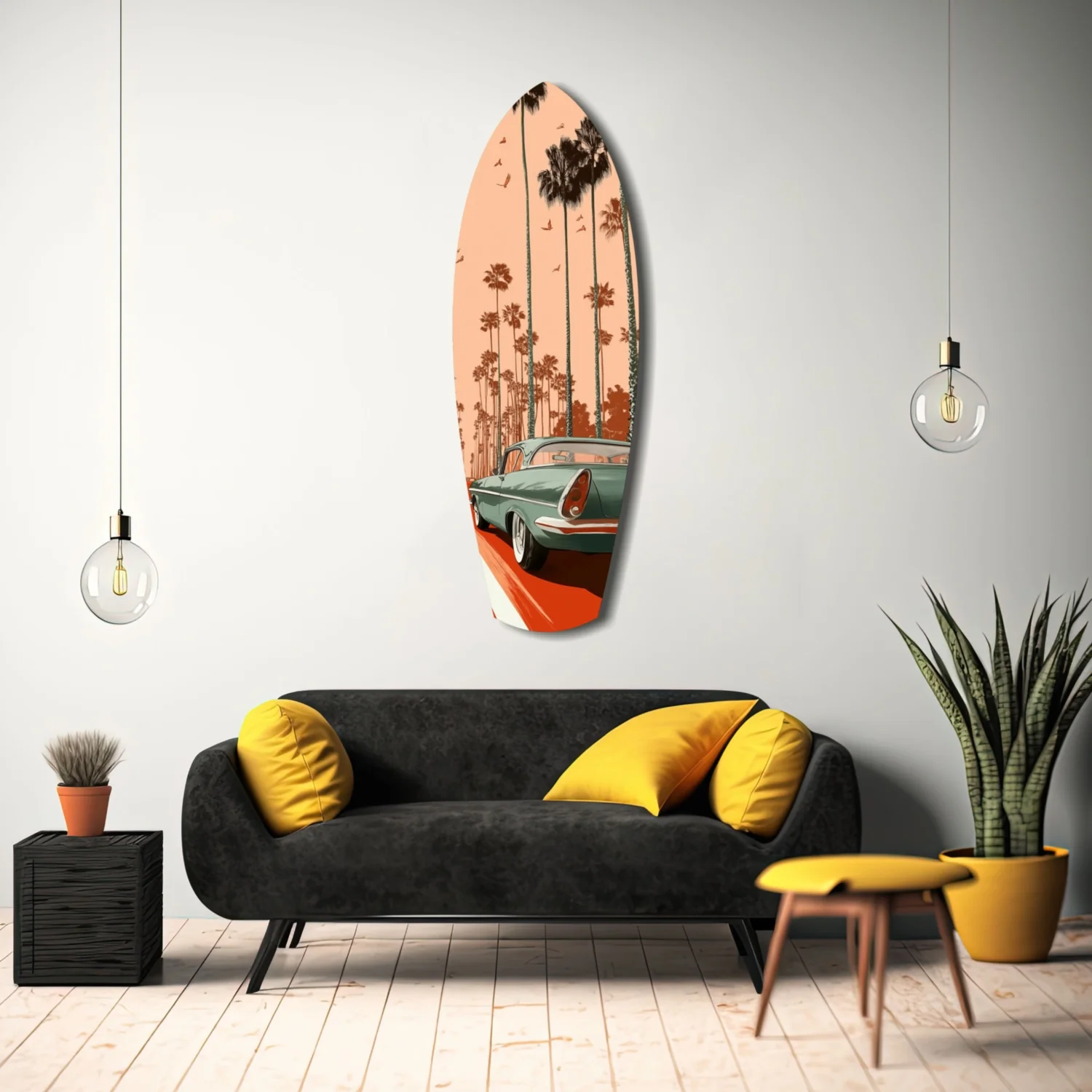 California Dreams V2 Glass Wall Art - Image 8