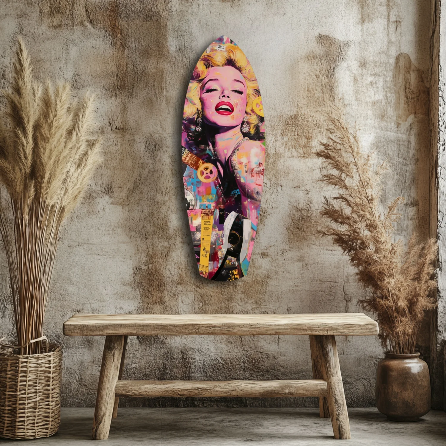 Marilyn Monroe V3 Glass Wall Art - Image 3