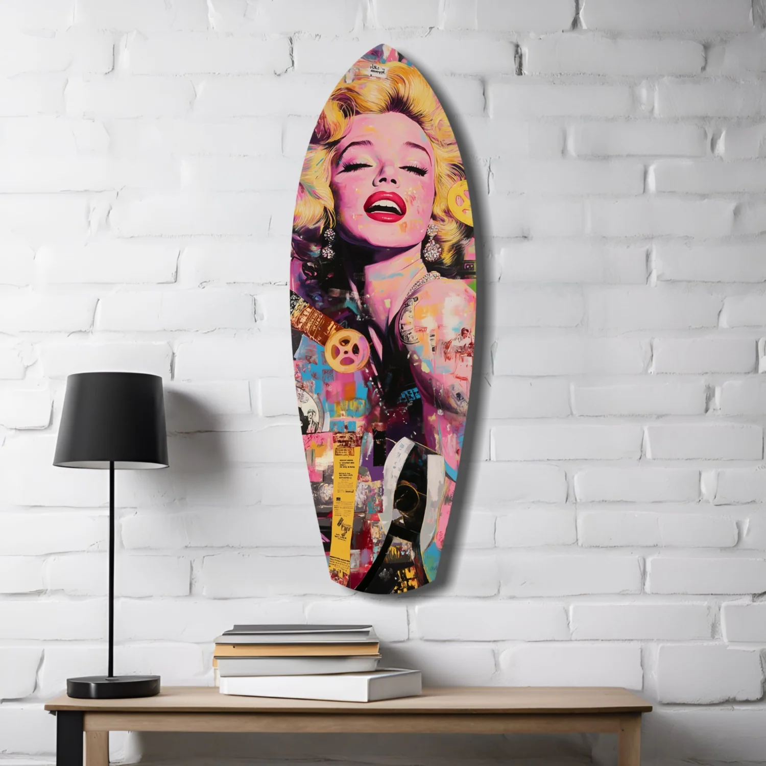 Marilyn Monroe V3 Glass Wall Art - Image 4