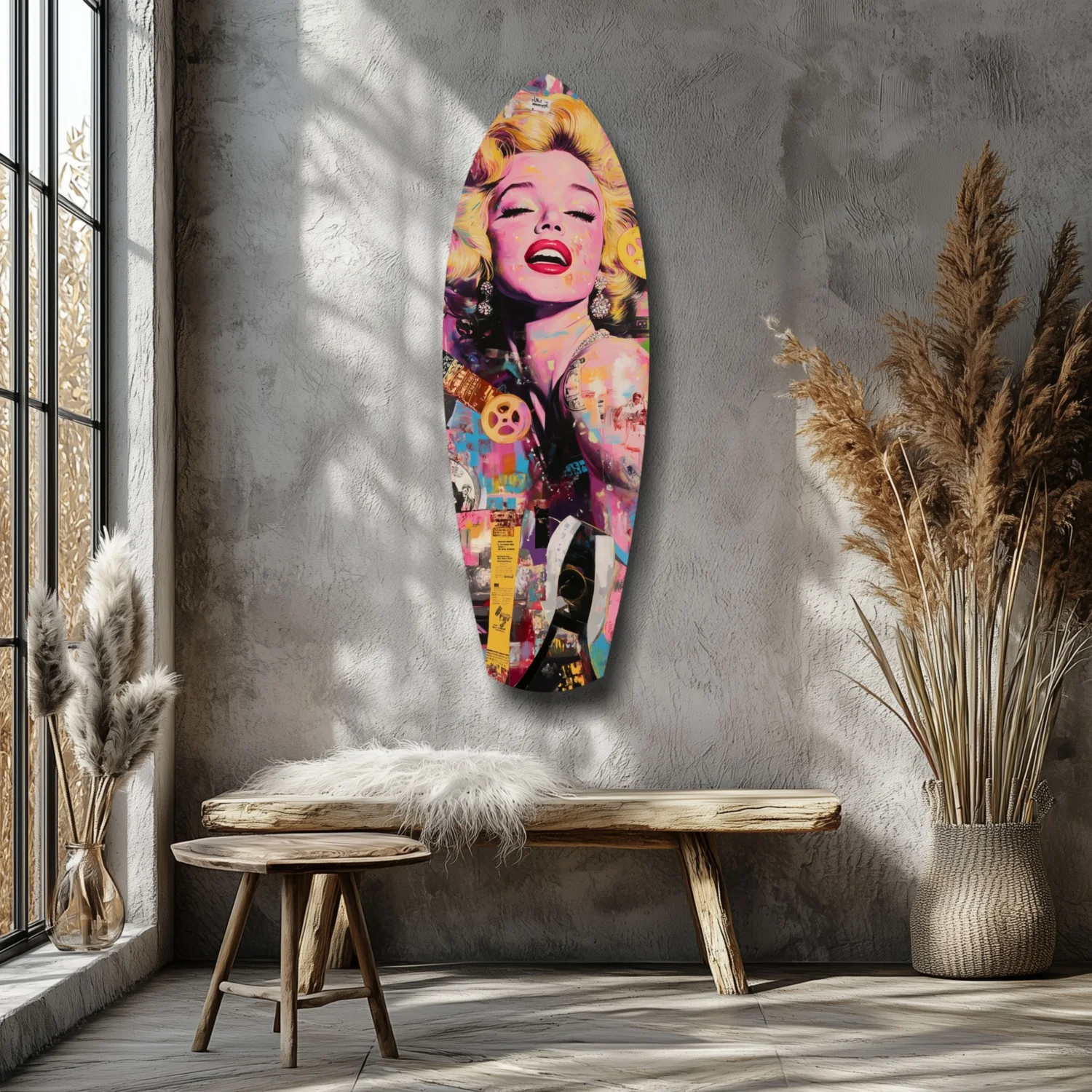 Marilyn Monroe V3 Glass Wall Art - Image 7