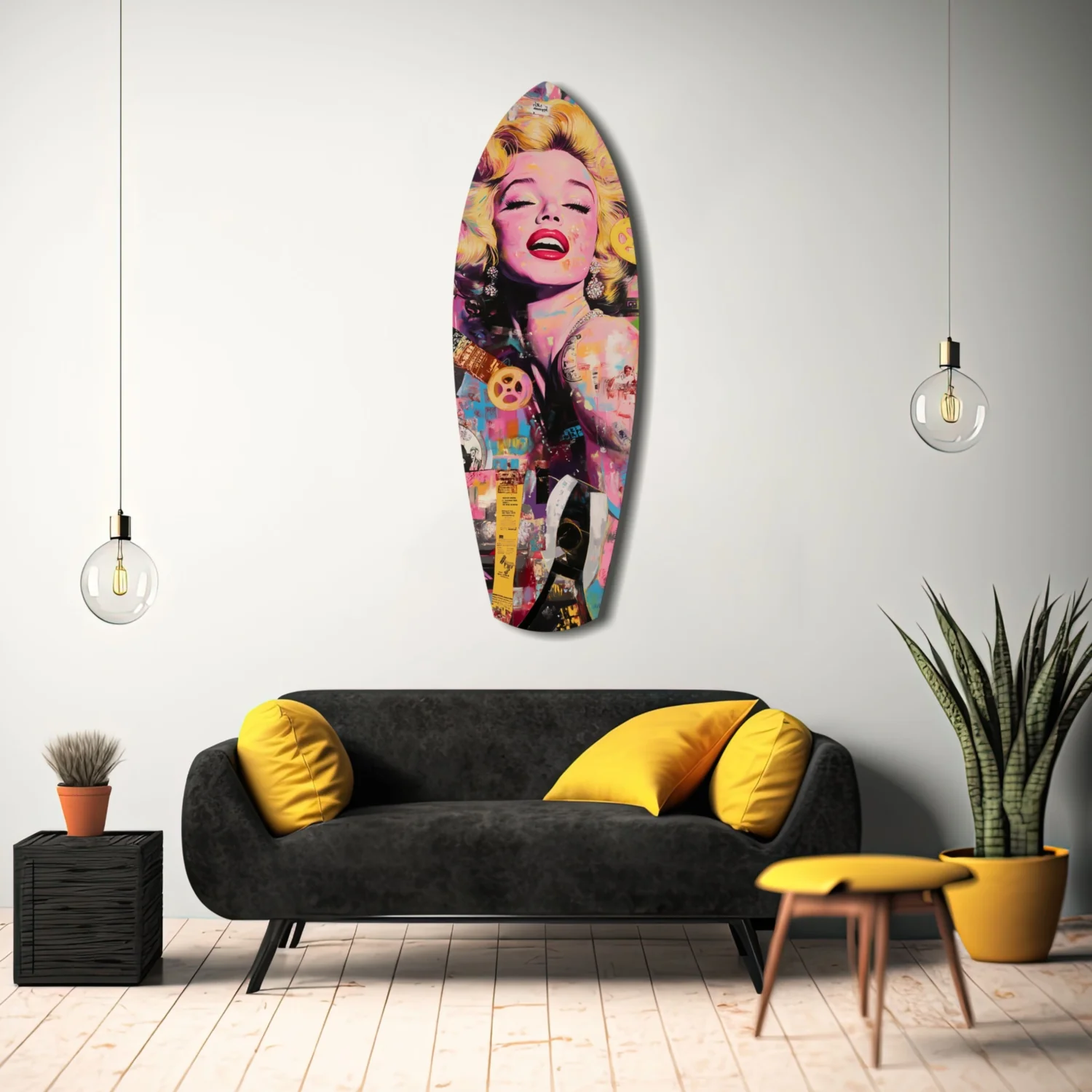 Marilyn Monroe V3 Glass Wall Art - Image 8