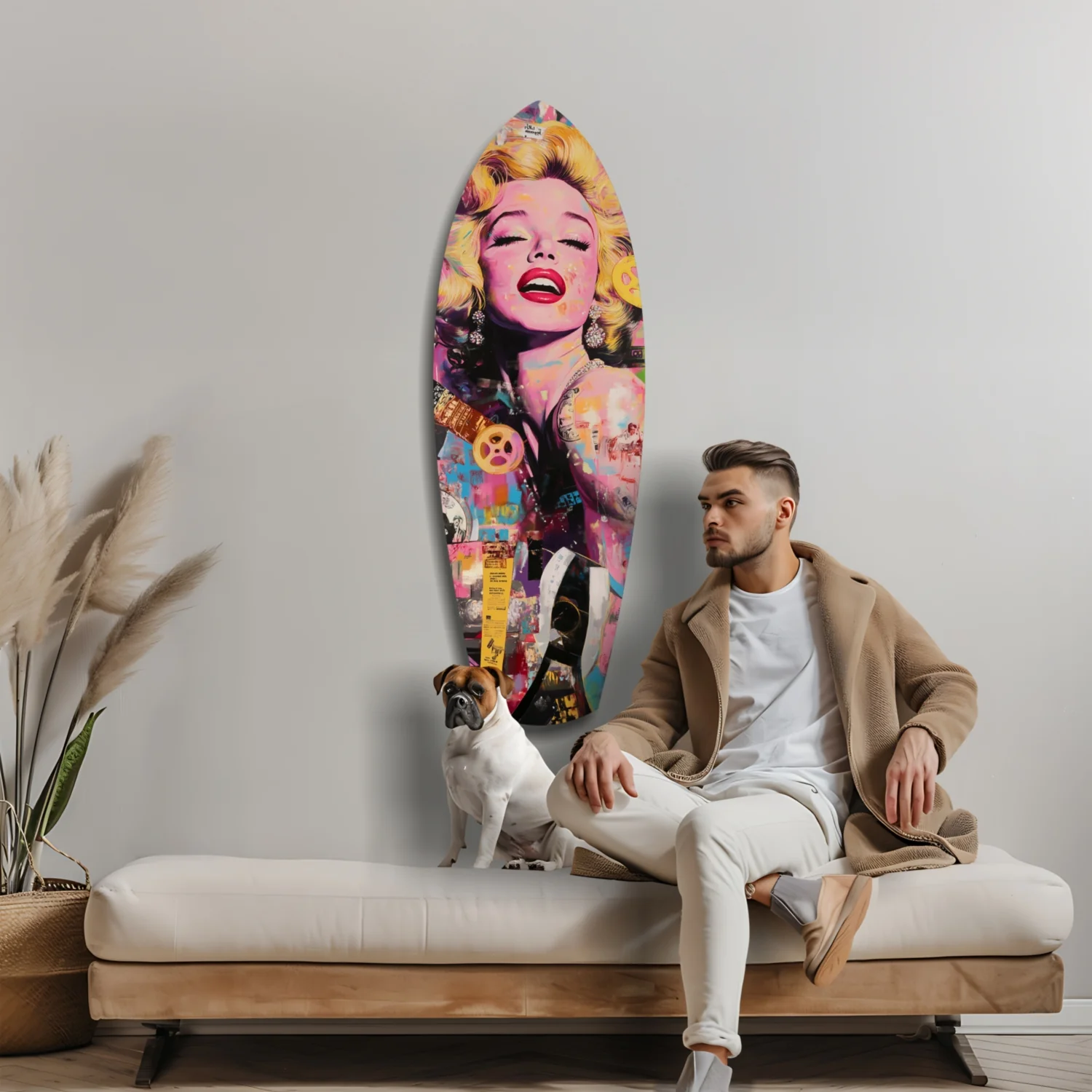 Marilyn Monroe V3 Glass Wall Art - Image 9