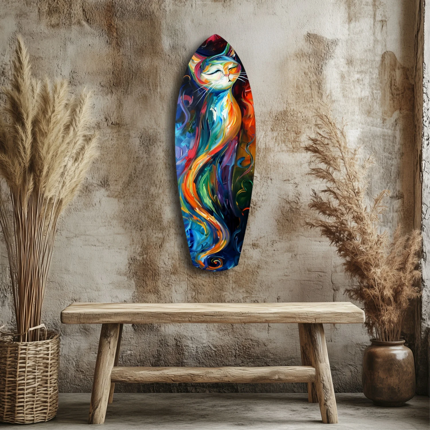 Cat Glass Wall Art - Image 3