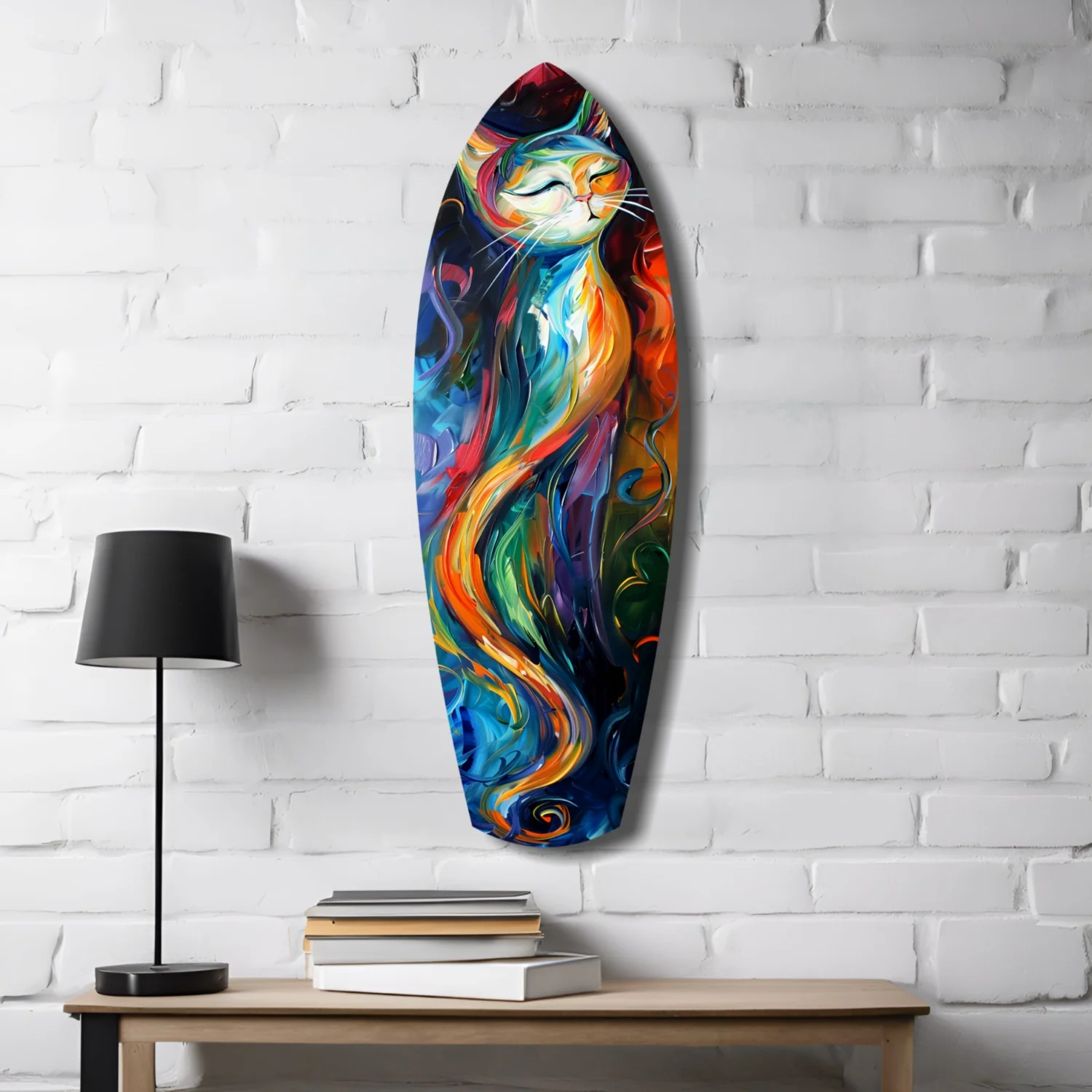 Cat Glass Wall Art - Image 4