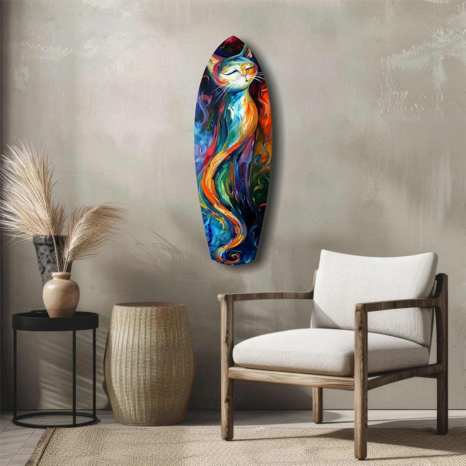 Cat Glass Wall Art - Image 5