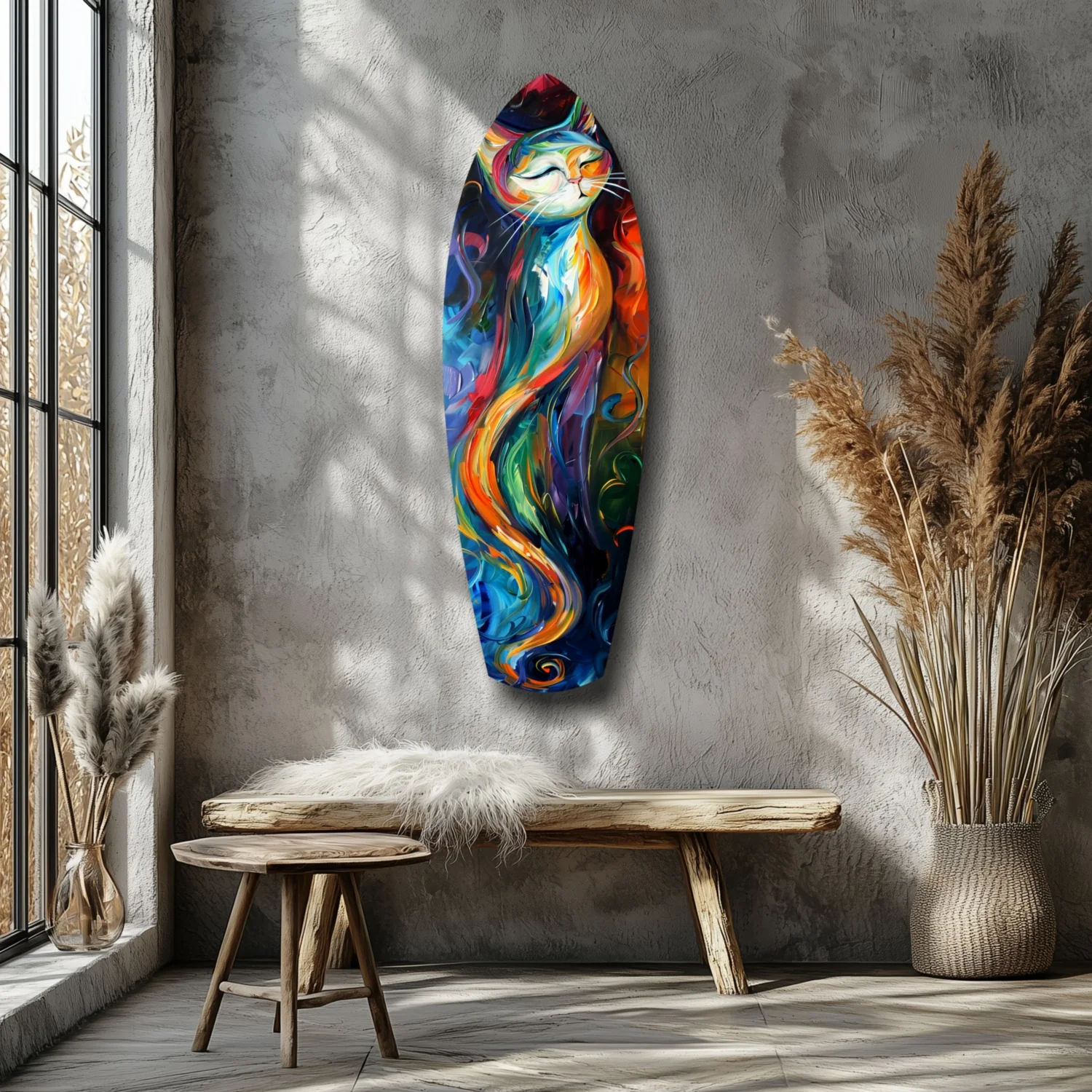 Cat Glass Wall Art - Image 7