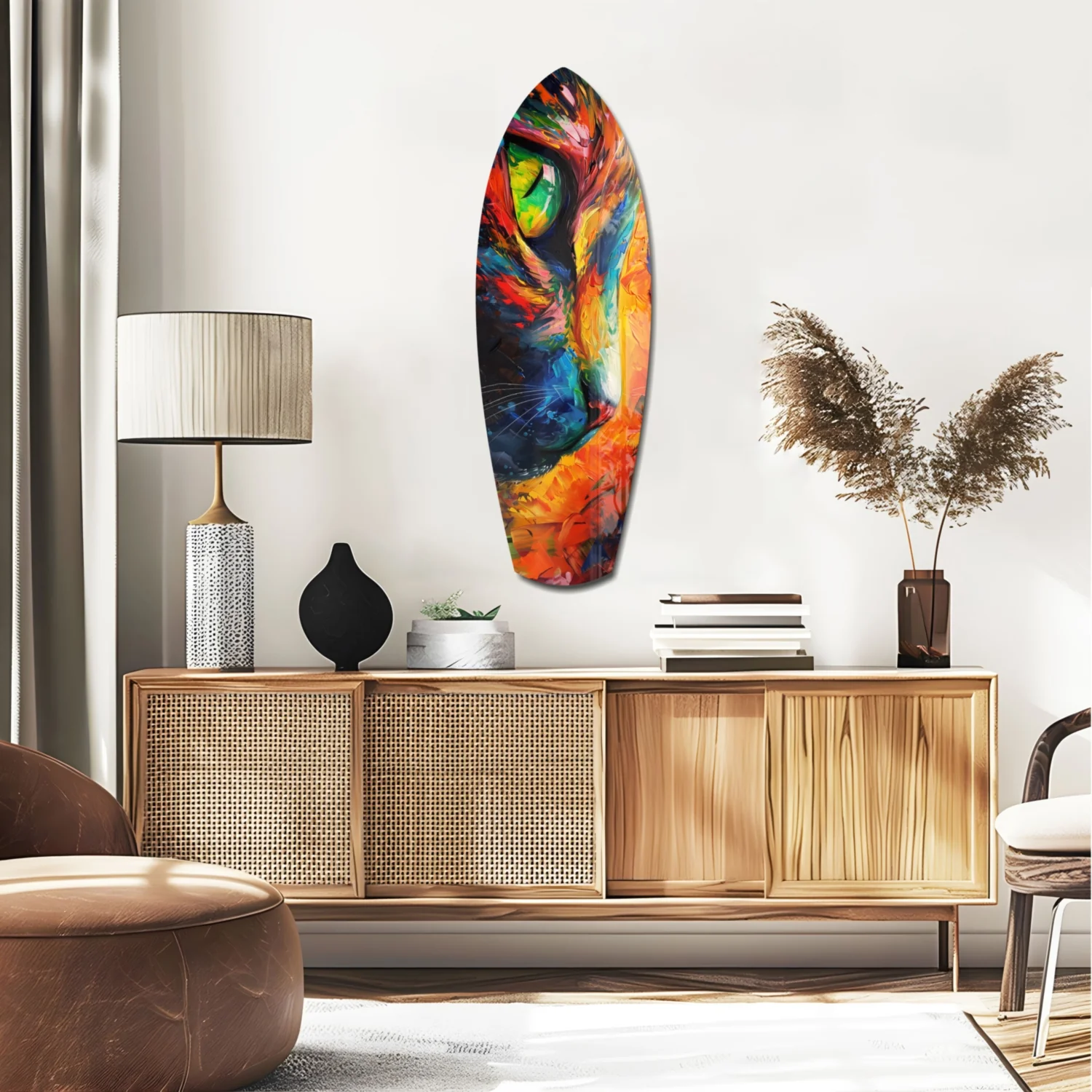 Cat Dream Glass Wall Art - Image 2