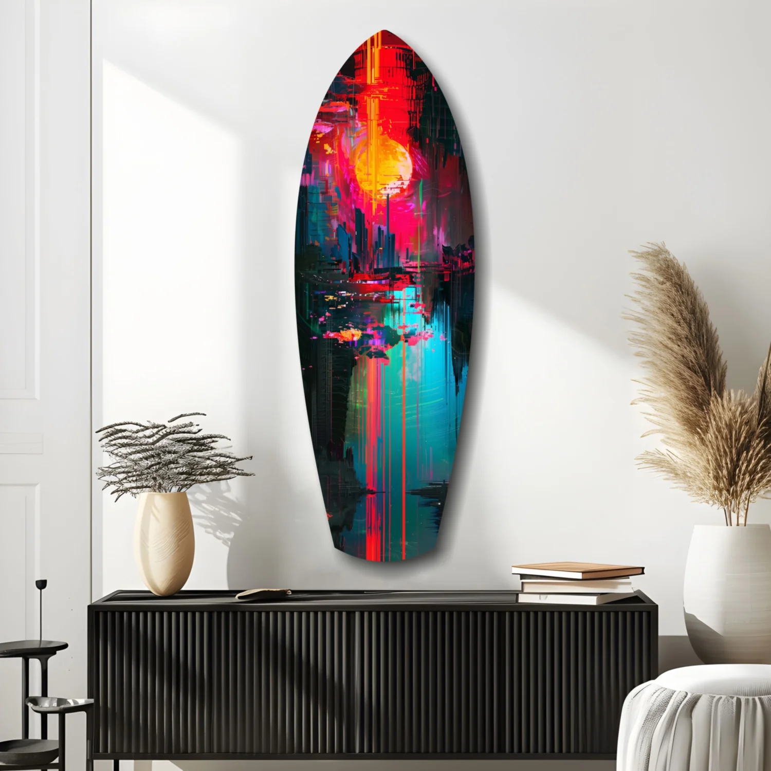 Dark City Glass Wall Art - Image 10