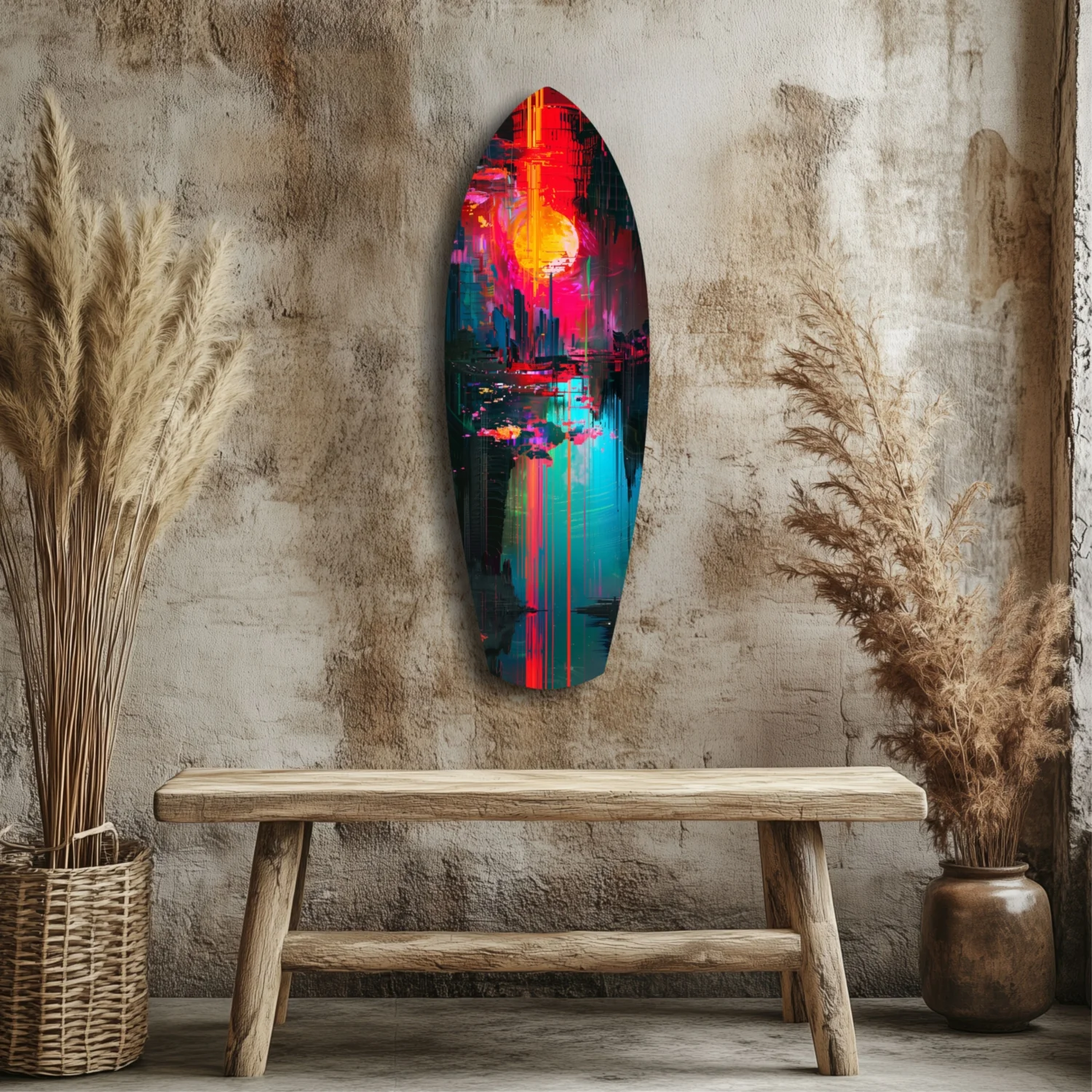 Dark City Glass Wall Art - Image 3