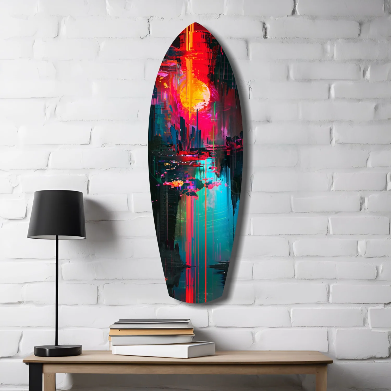 Dark City Glass Wall Art - Image 4