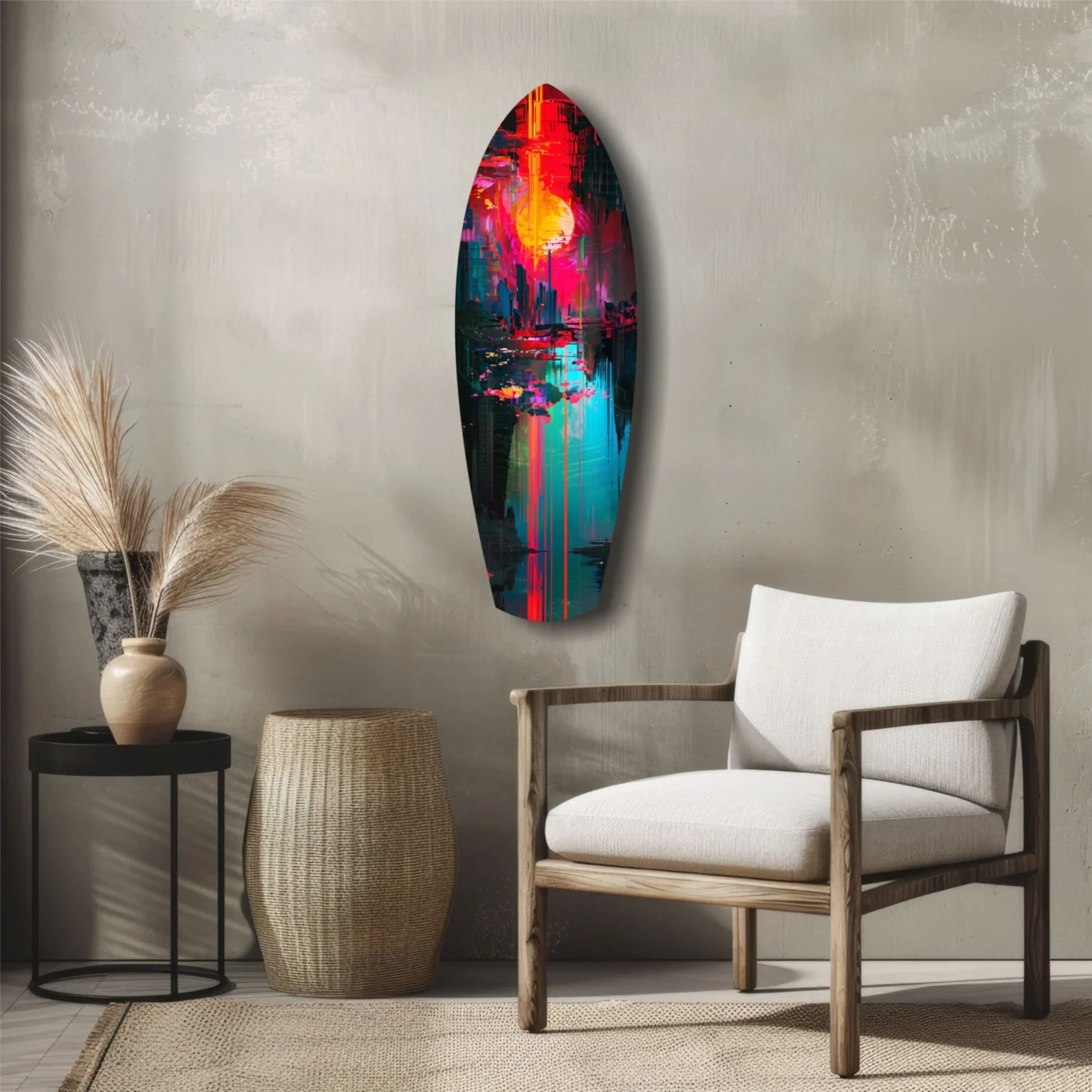 Dark City Glass Wall Art - Image 5