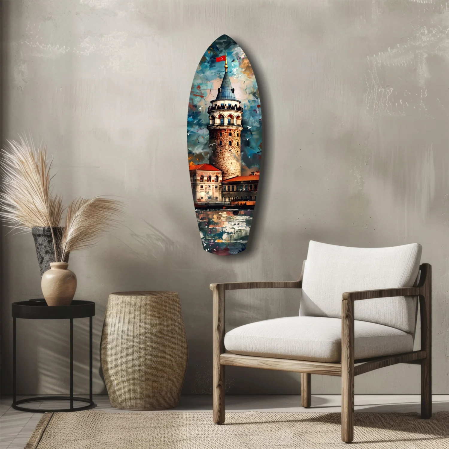 Galata Tower Glass Wall Art - Image 5