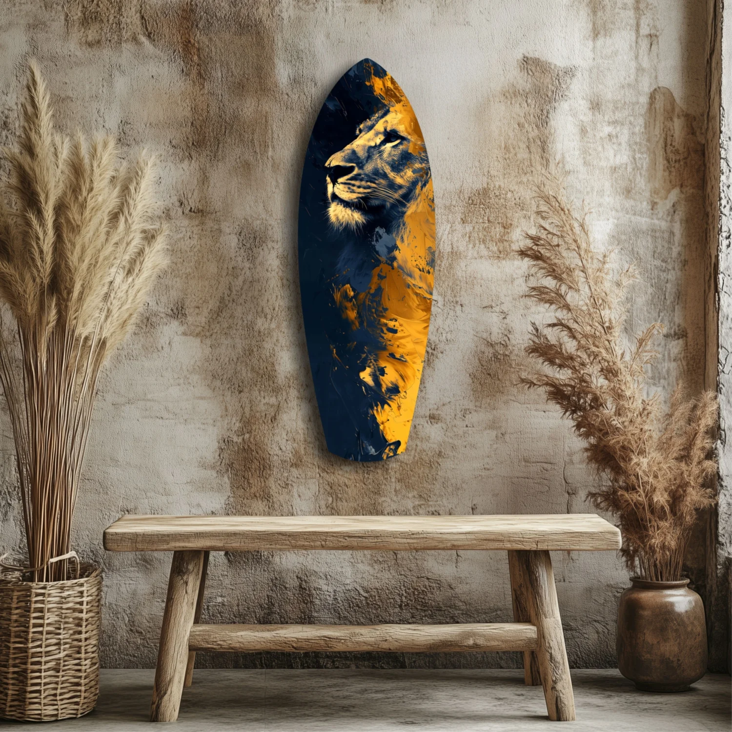 Lion Pride V1 Glass Wall Art - Image 3
