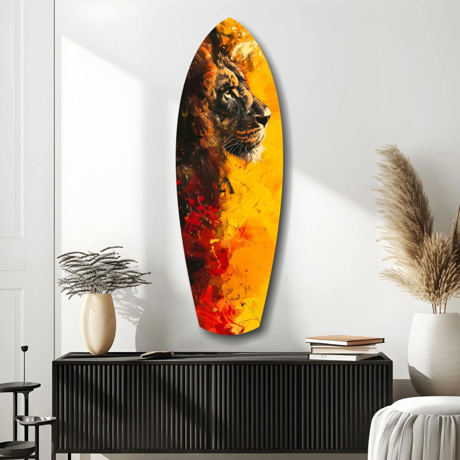 Lion Pride V2 Glass Wall Art - Image 10