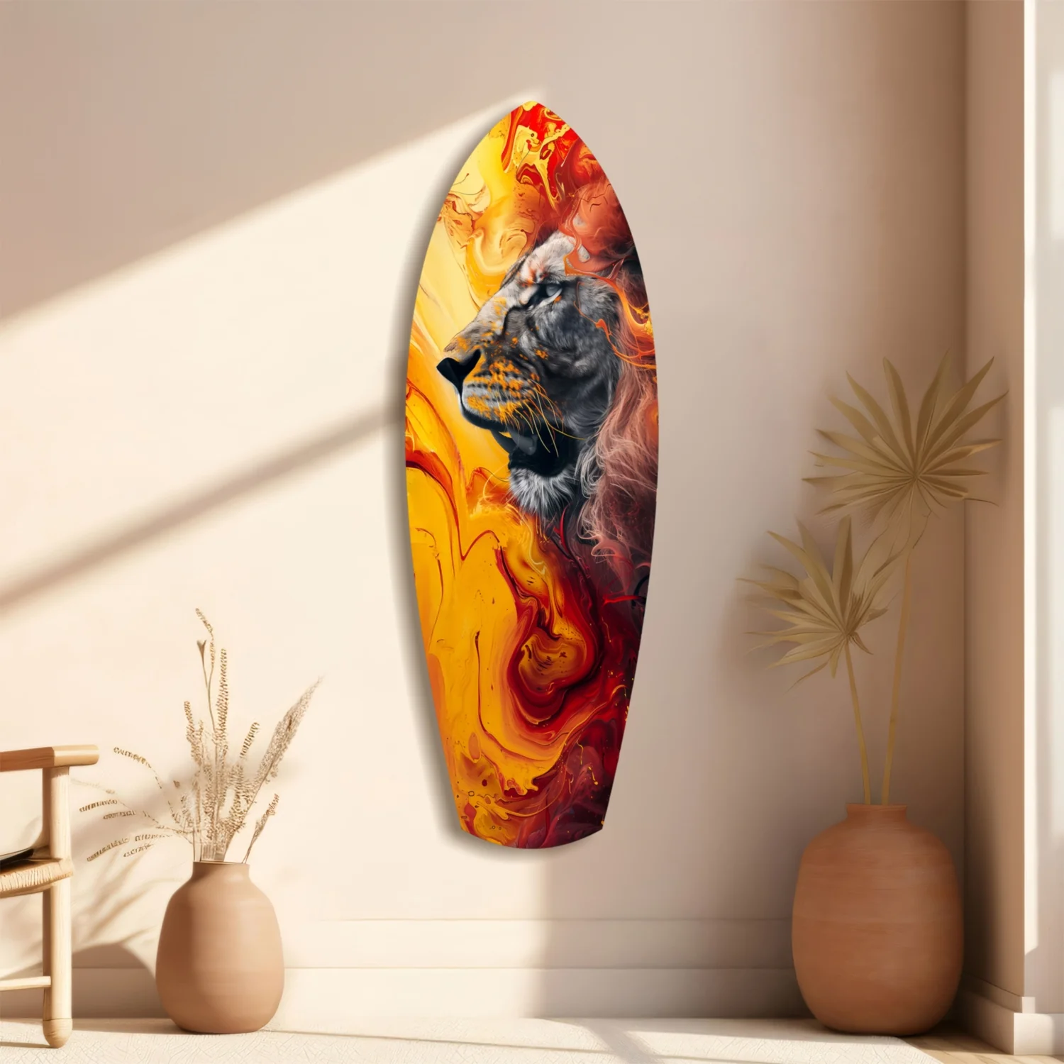 Lion Pride V7 Glass Wall Art - Image 11