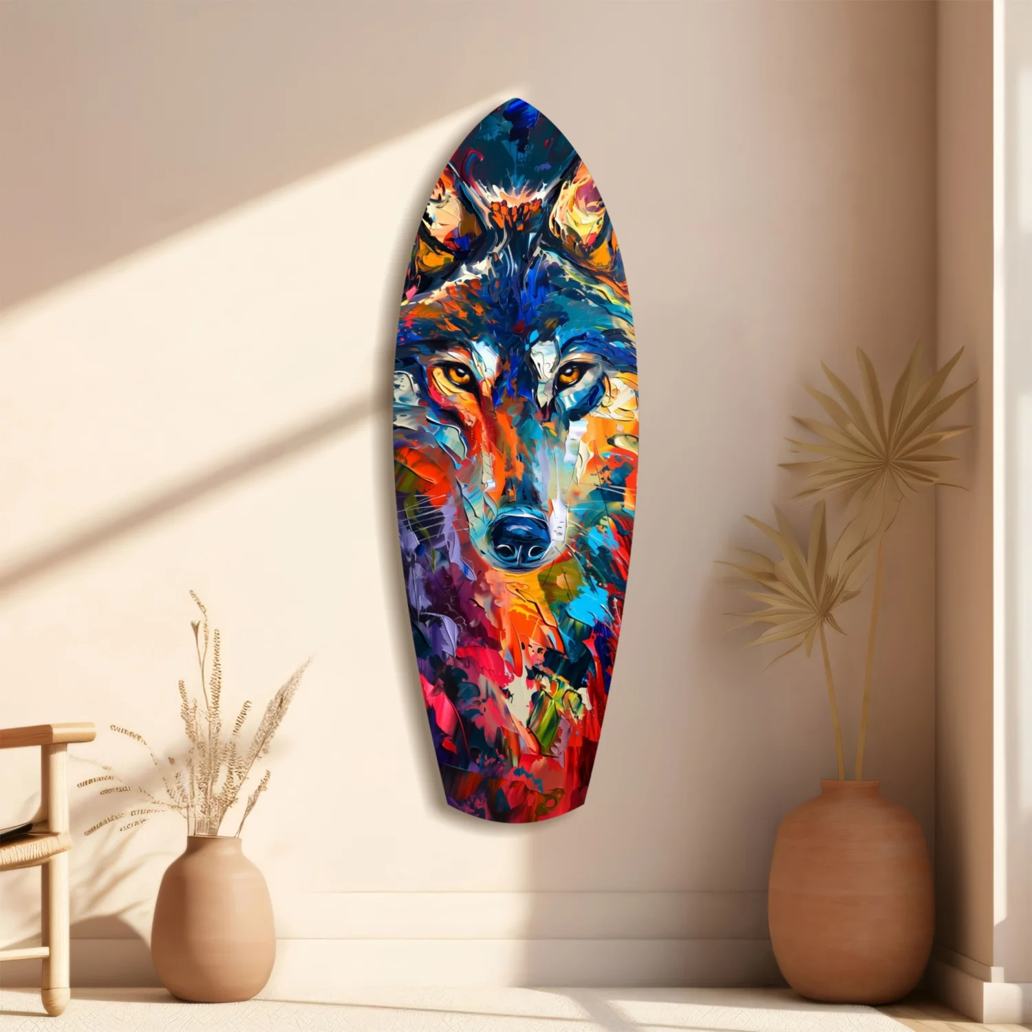 Alone Wolf V2 Glass Wall Art - Image 11