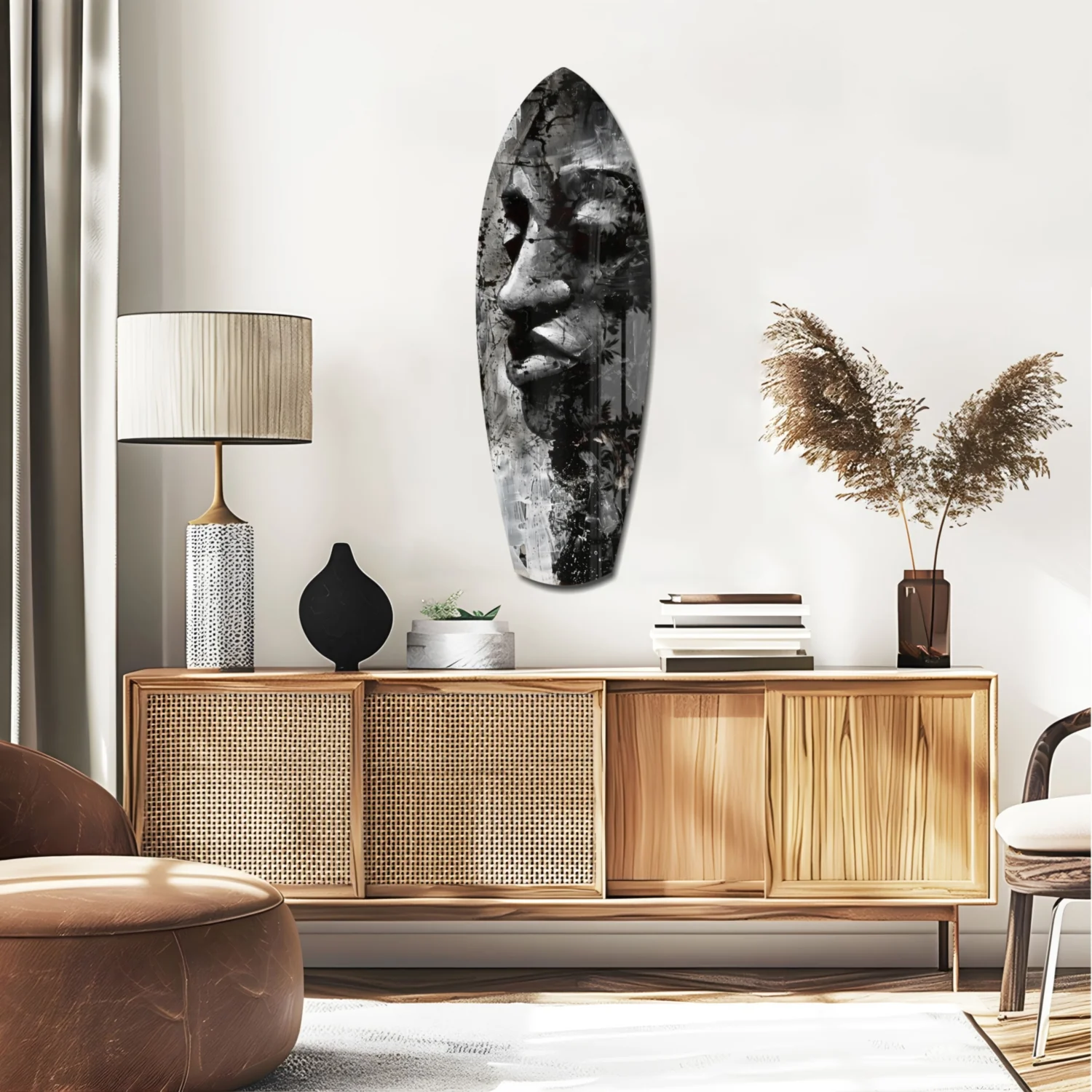 Woman Glass Wall Art - Image 2