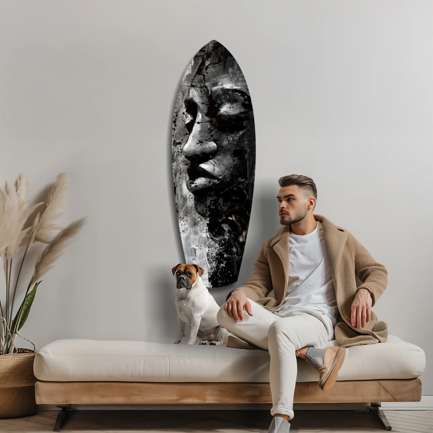 Woman Glass Wall Art - Image 9