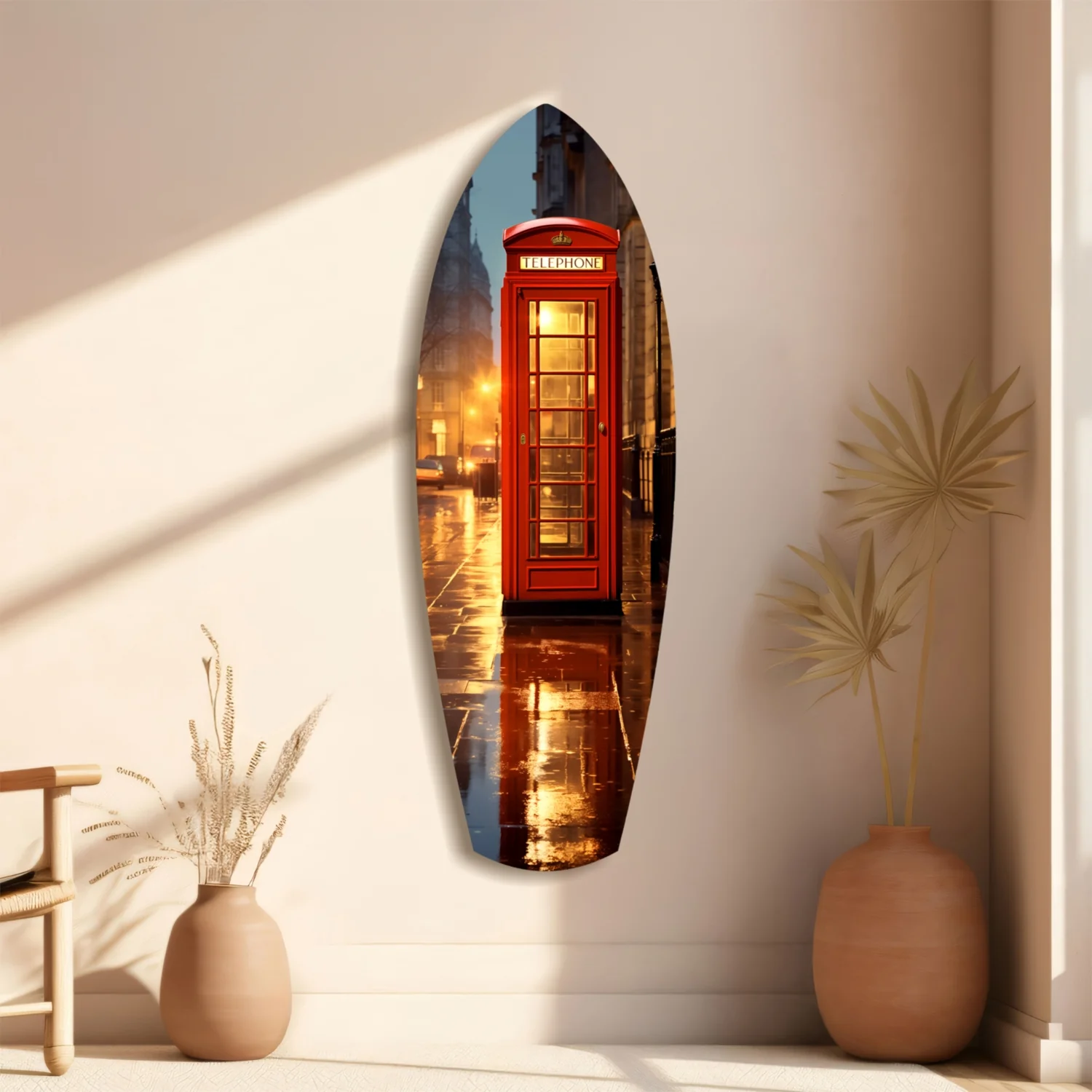 London Phone Booth Glass Wall Art - Image 11