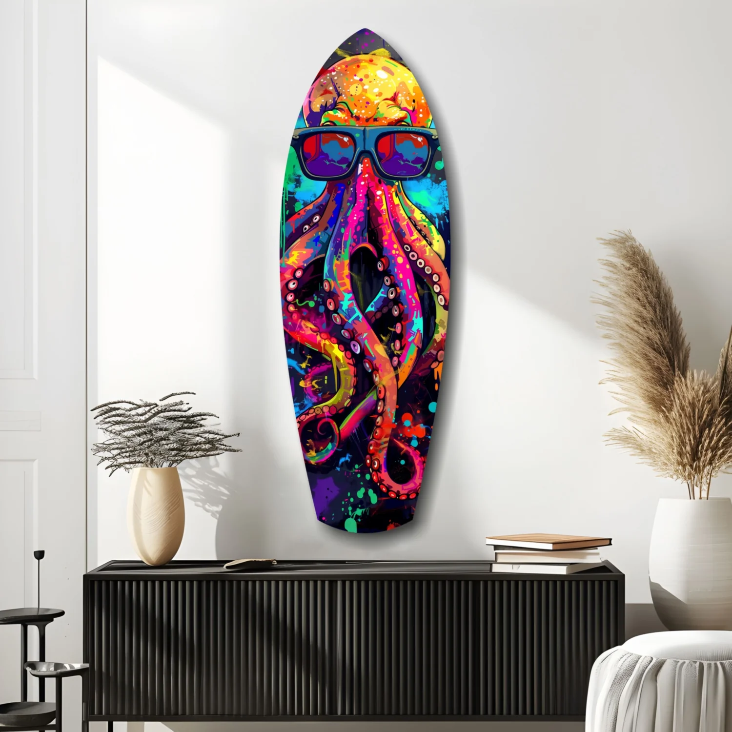 Mr Octopus Glass Wall Art - Image 10