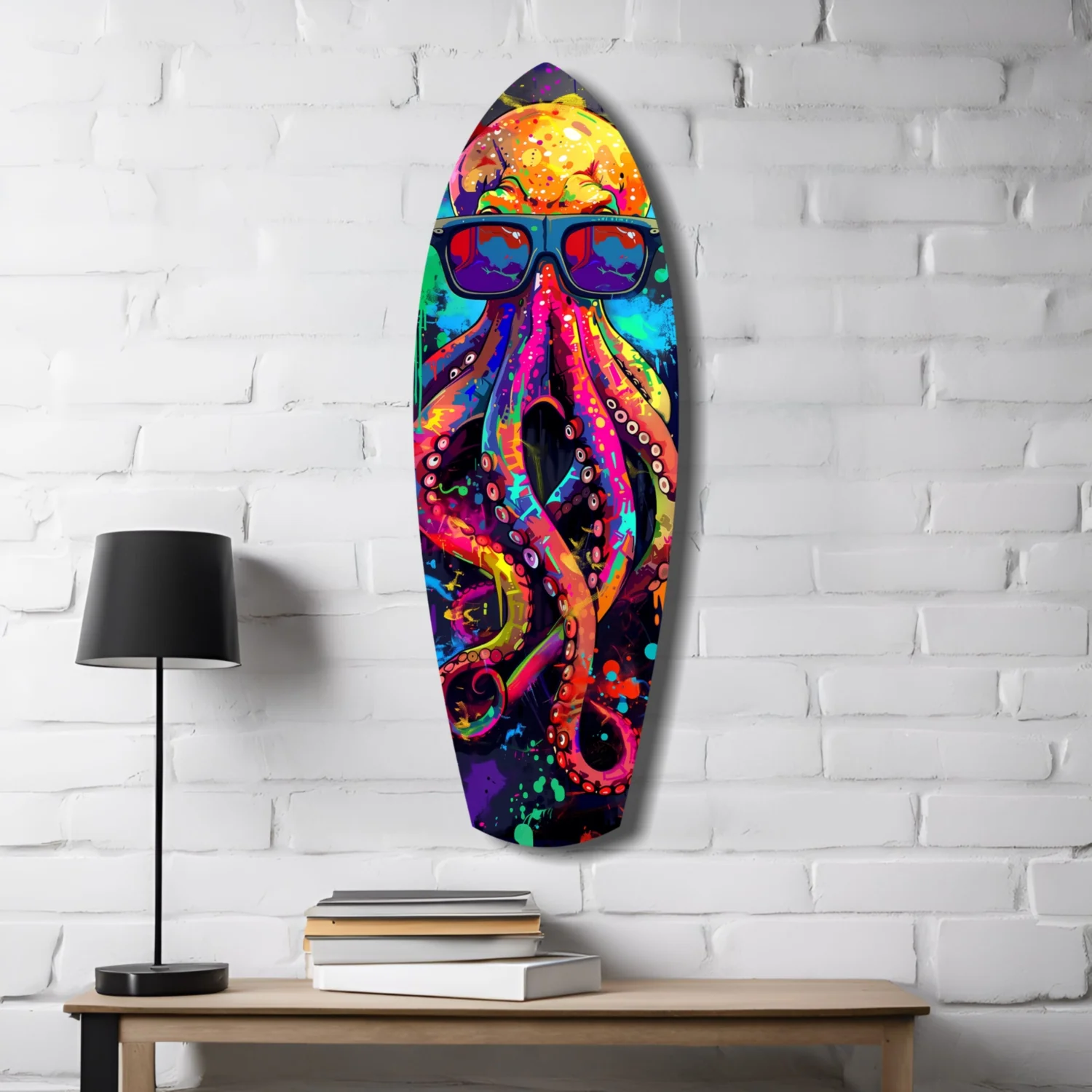 Mr Octopus Glass Wall Art - Image 4