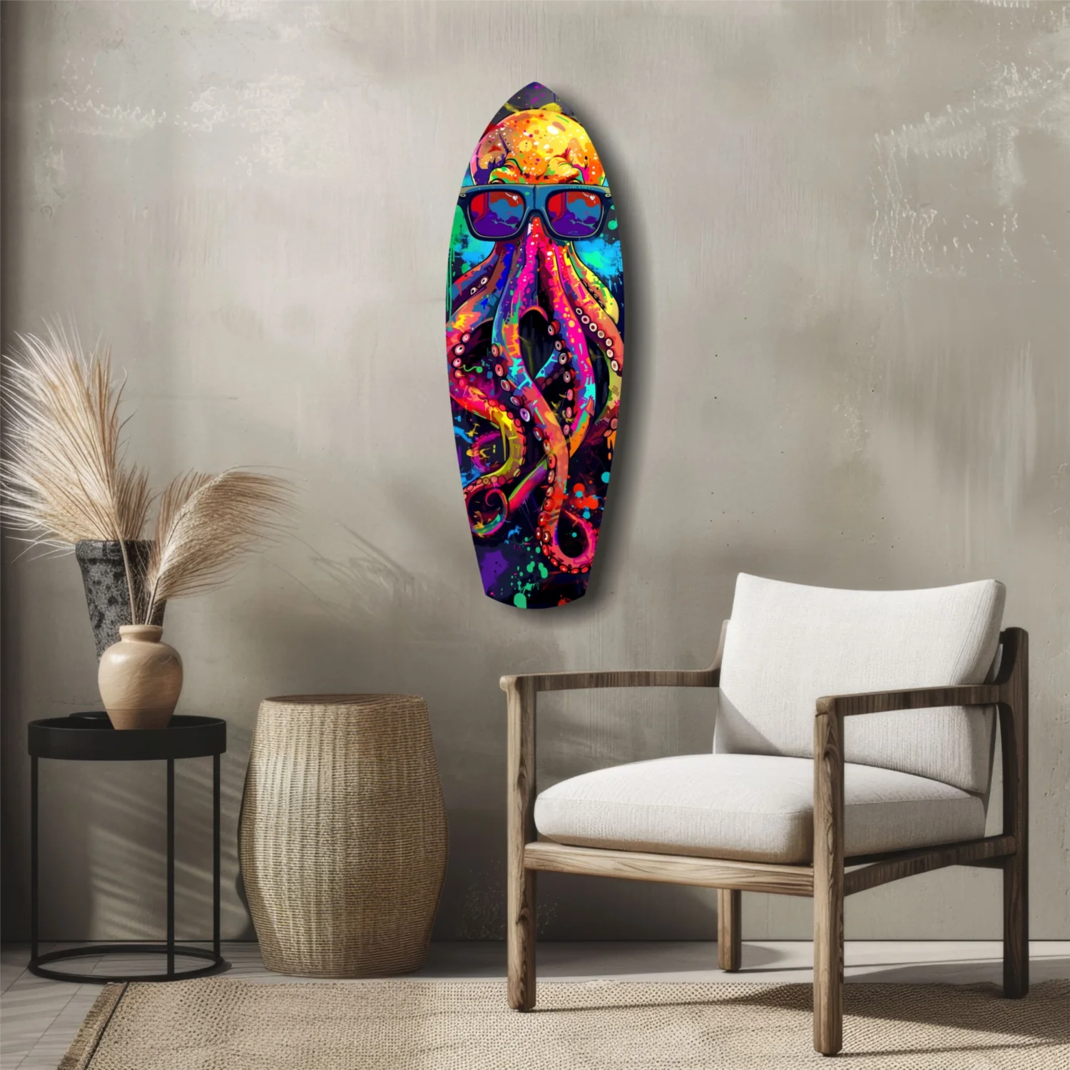 Mr Octopus Glass Wall Art - Image 5