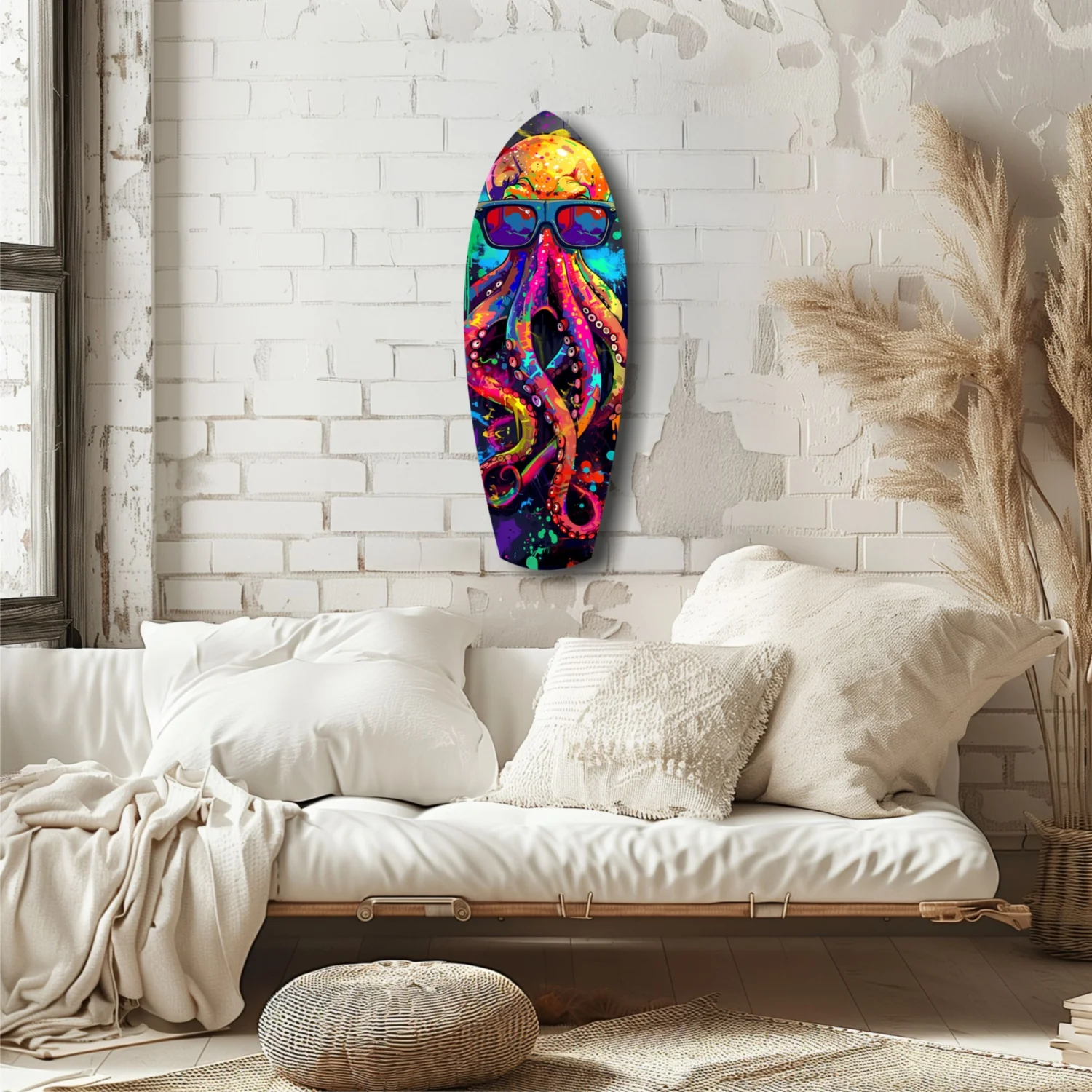 Mr Octopus Glass Wall Art - Image 6