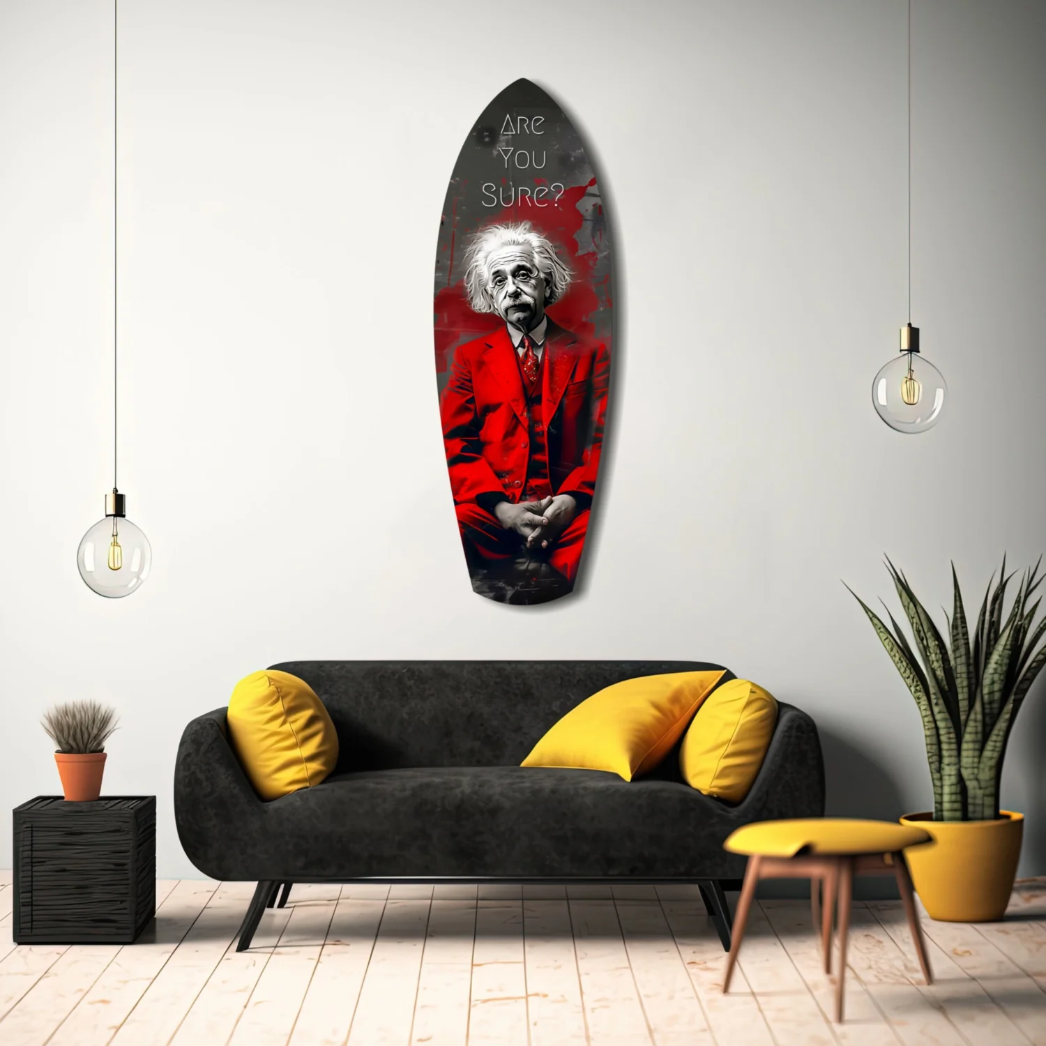 Are You Sure Glass Wall Art - Image 8