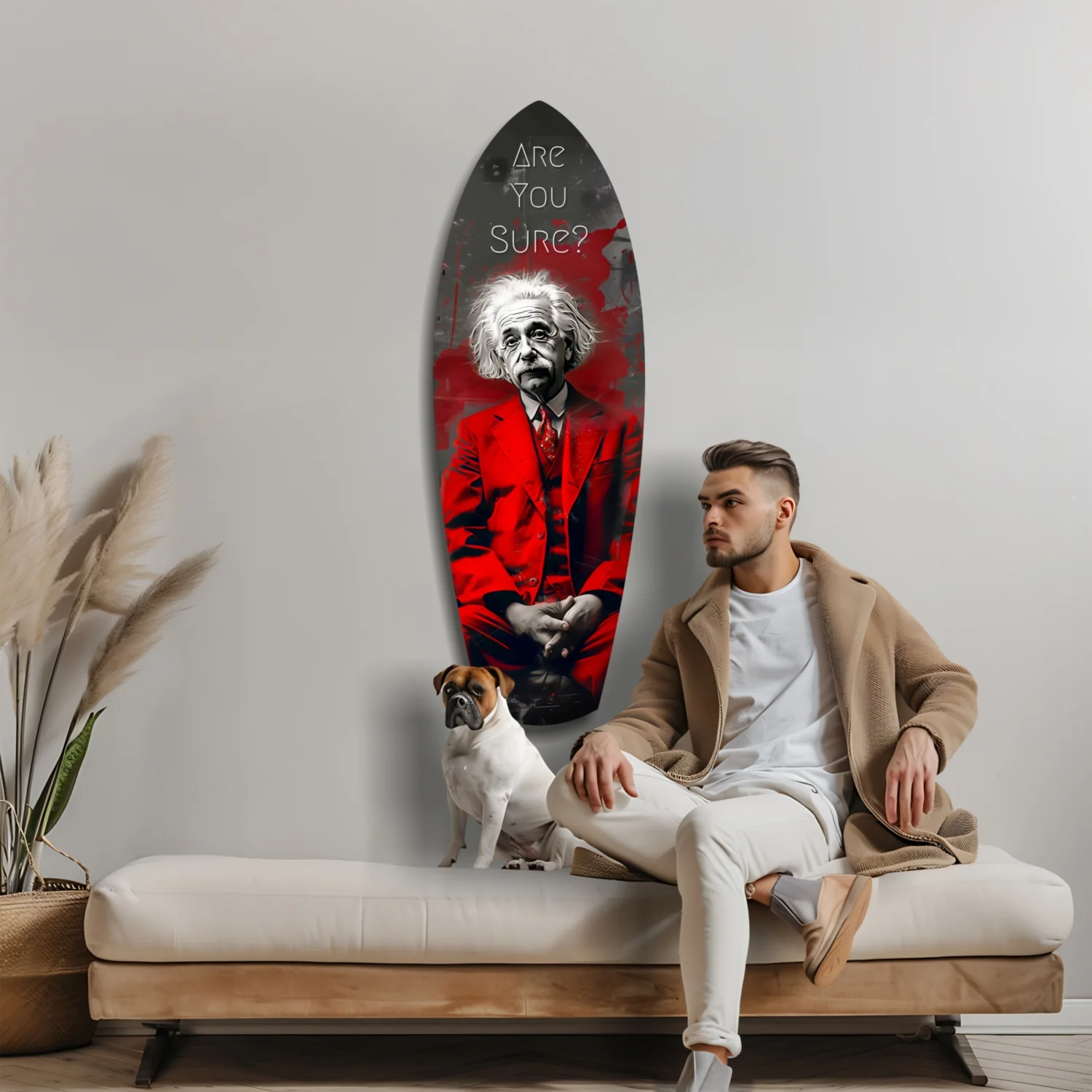 Are You Sure Glass Wall Art - Image 9