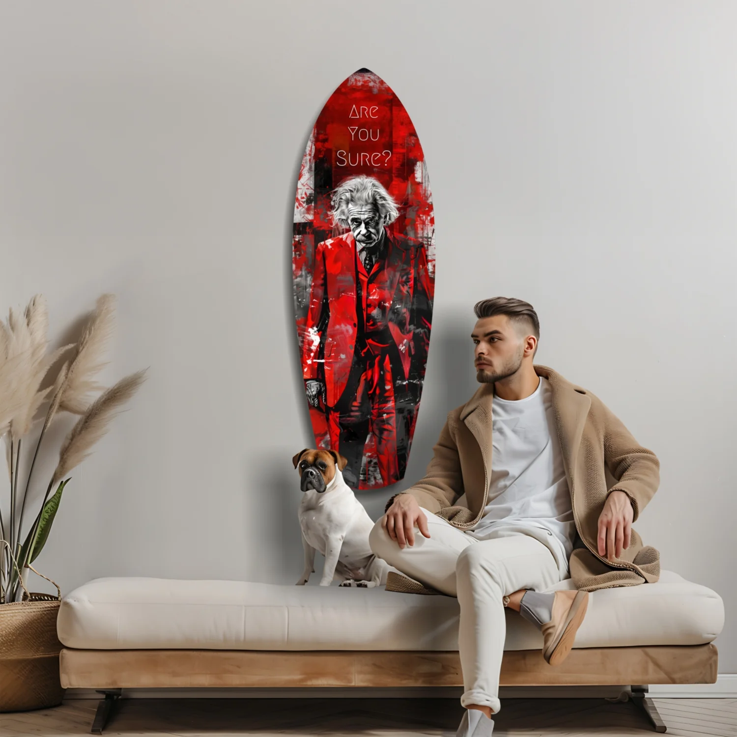 Are You Sure Glass Wall Art - Image 9
