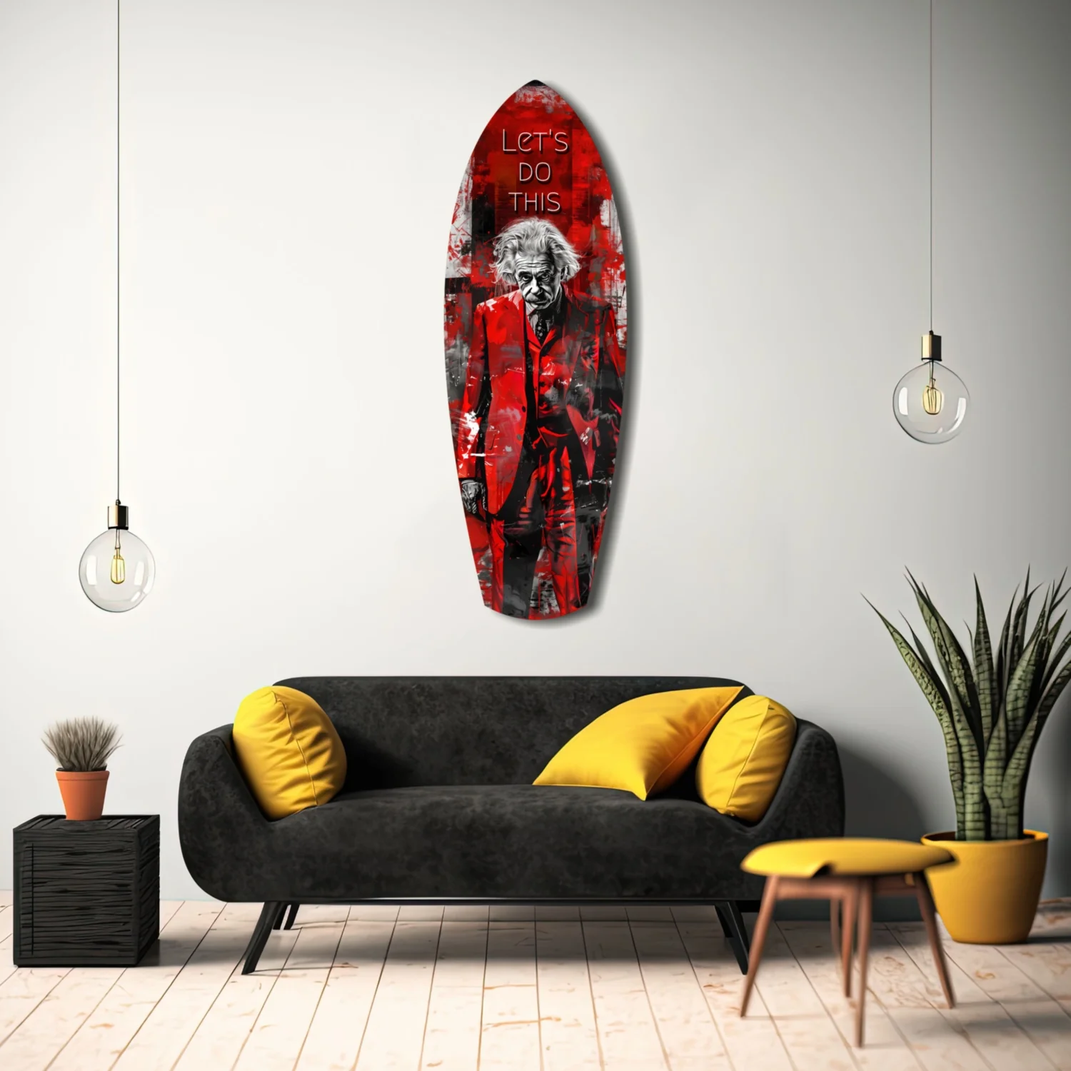 Lets Do This Glass Wall Art - Image 8
