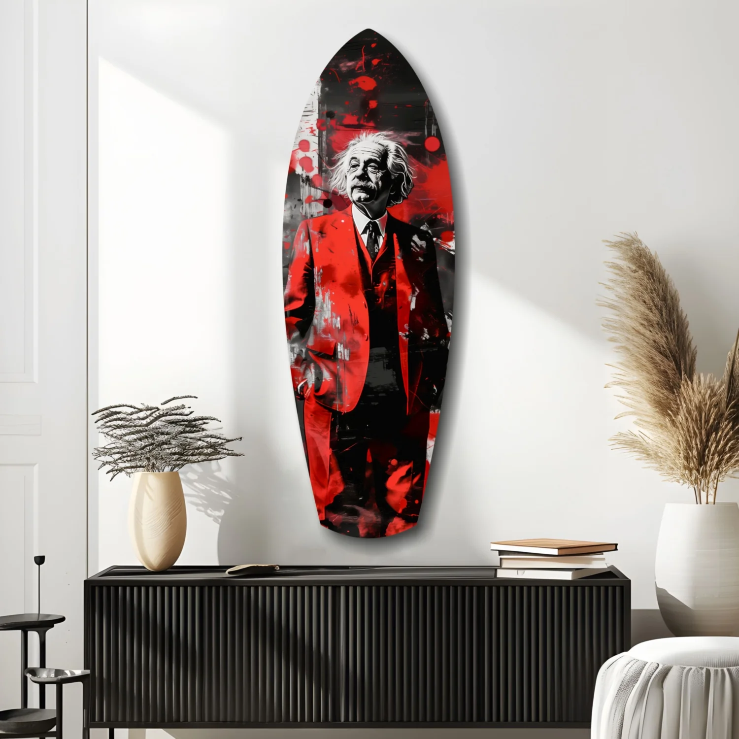 Einstein Mood V2 Glass Wall Art - Image 10