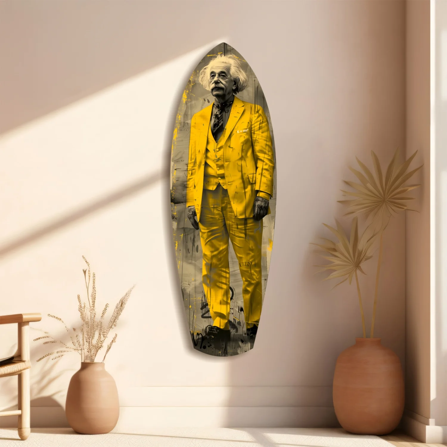 Einstein Standing Glass Wall Art - Image 11