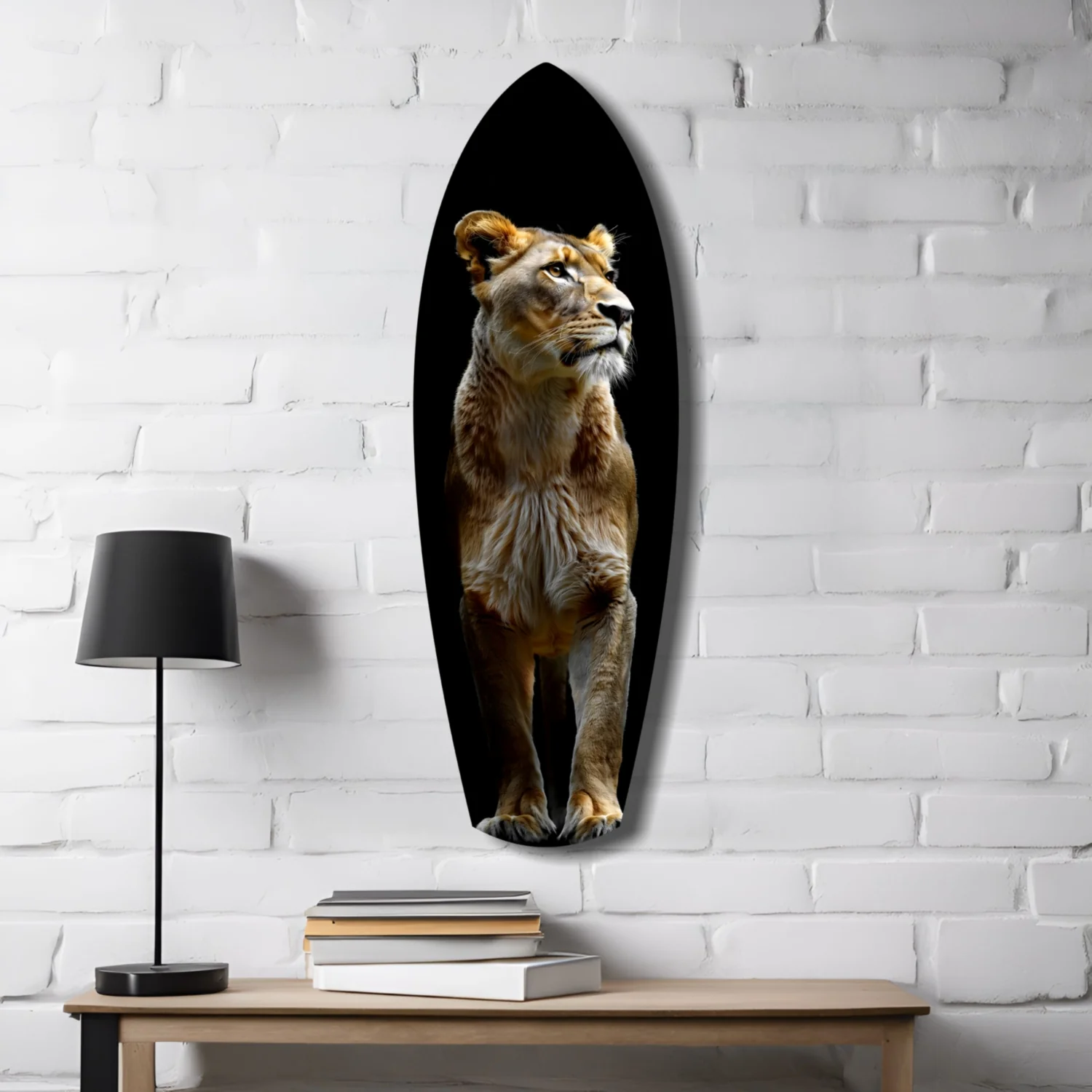Lioness Glass Wall Art - Image 4