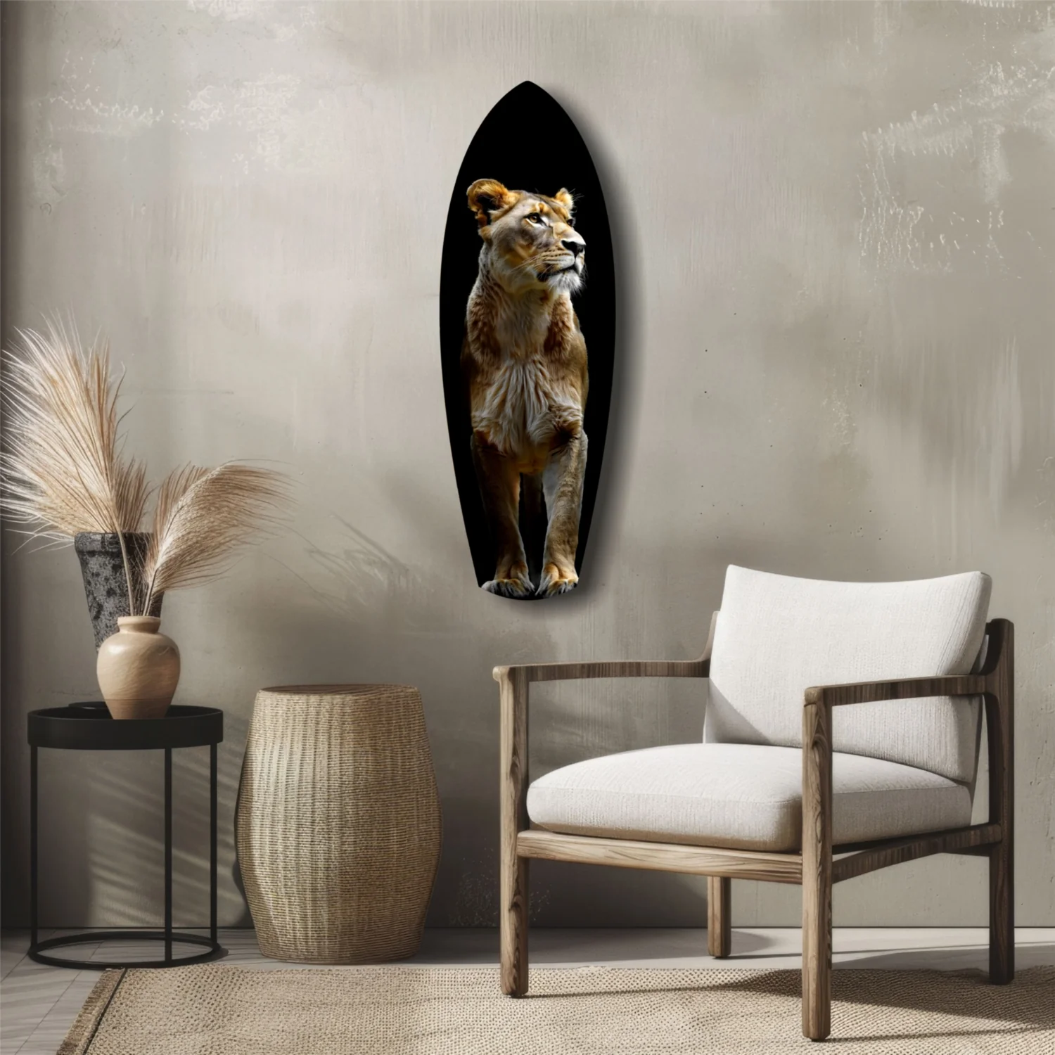 Lioness Glass Wall Art - Image 5