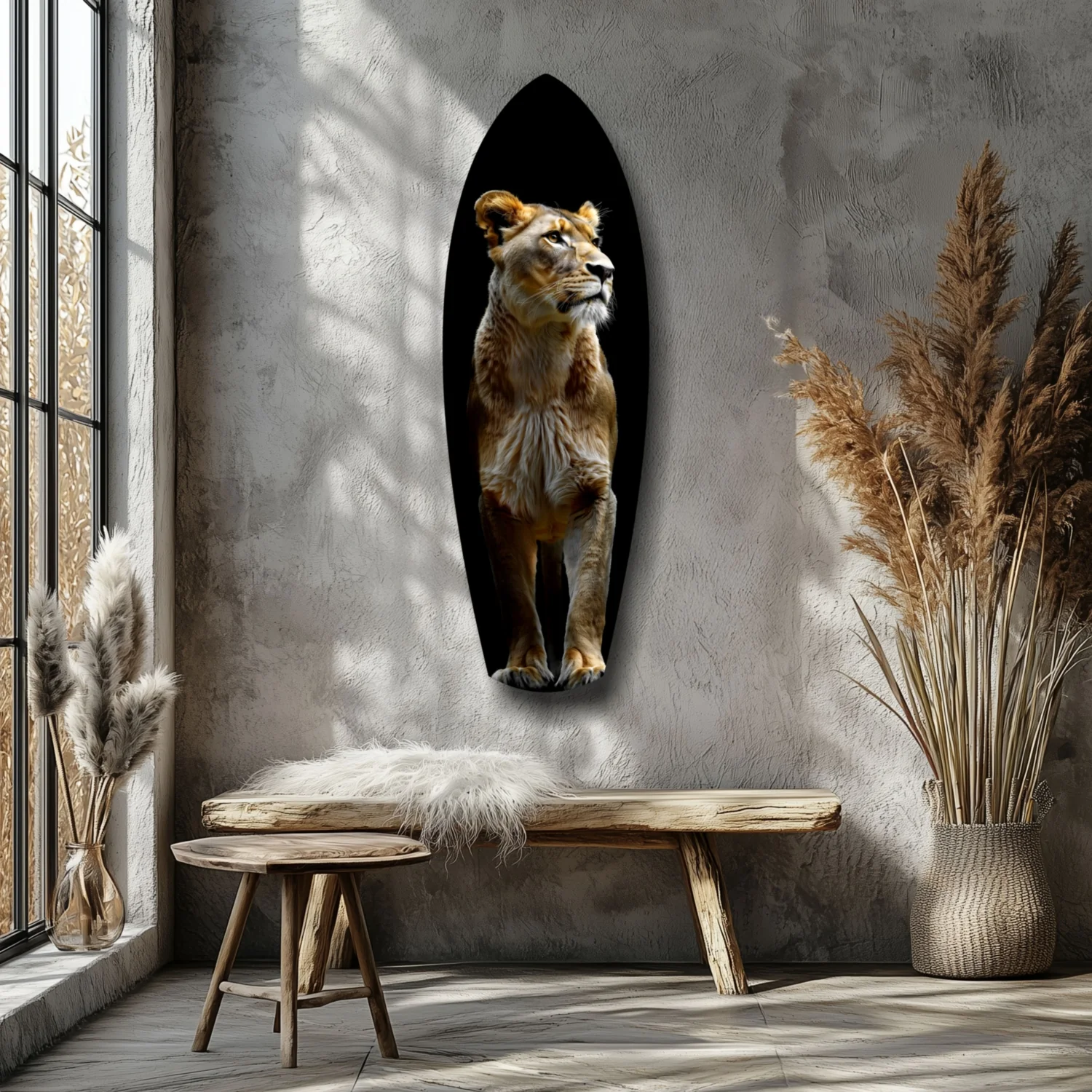 Lioness Glass Wall Art - Image 7