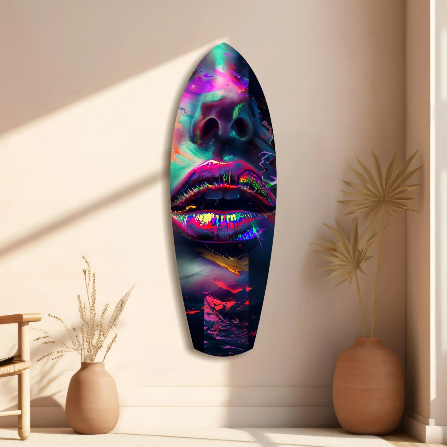 Colorful Lips V1 Glass Wall Art - Image 11