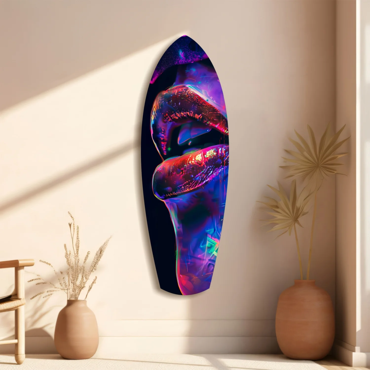 Colorful Lips V2 Glass Wall Art - Image 11