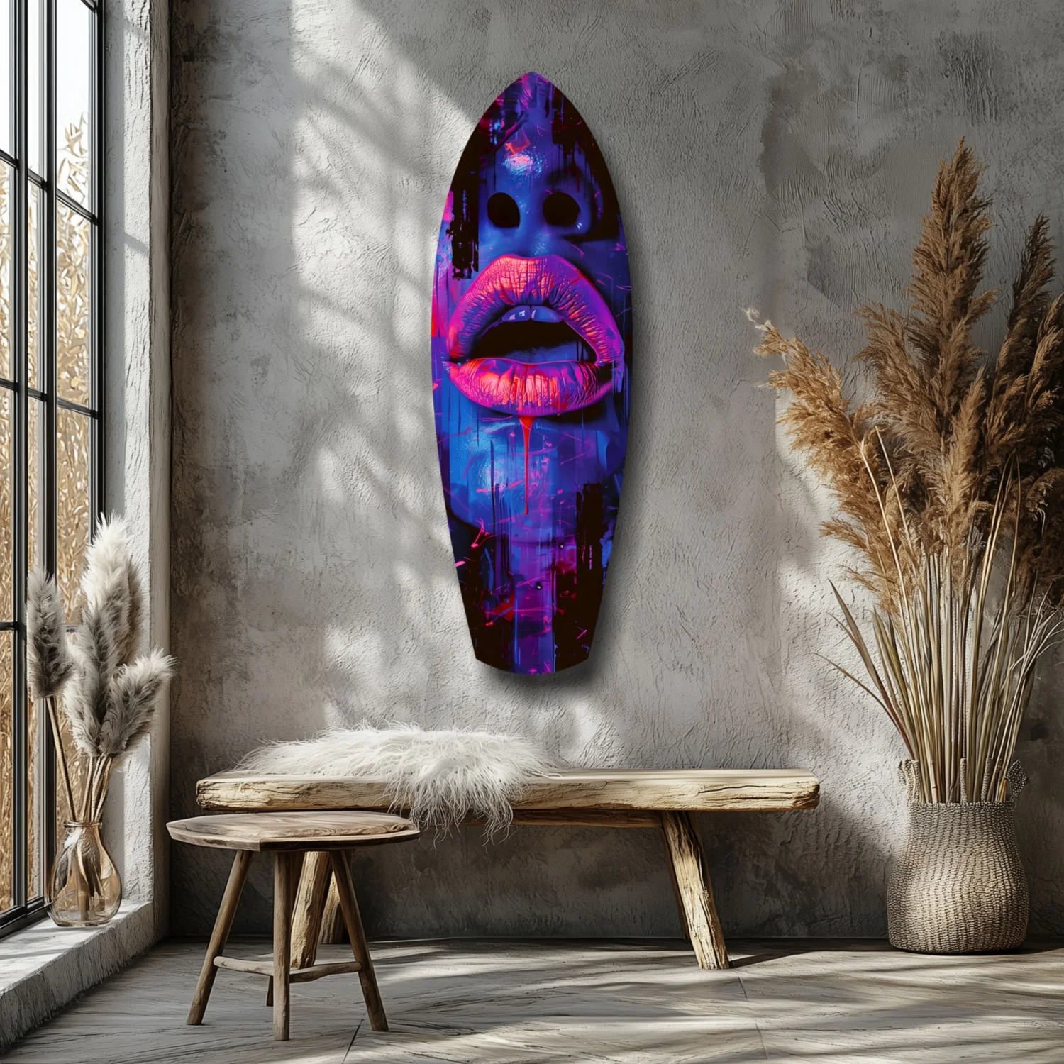 Colorful Lips V3 Glass Wall Art - Image 7