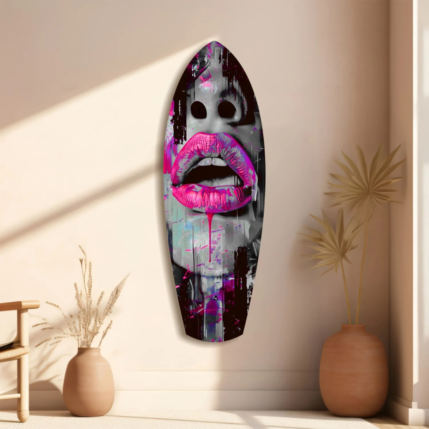 Colorful Lips V4 Glass Wall Art - Image 11