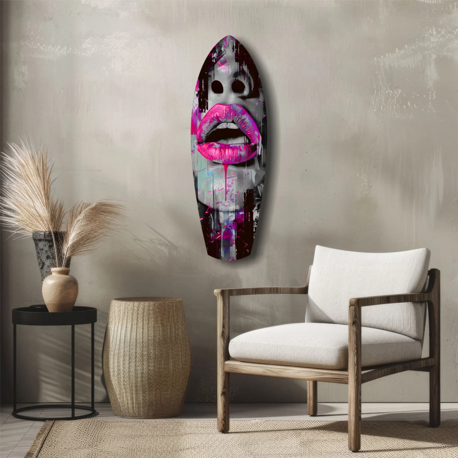 Colorful Lips V4 Glass Wall Art - Image 5
