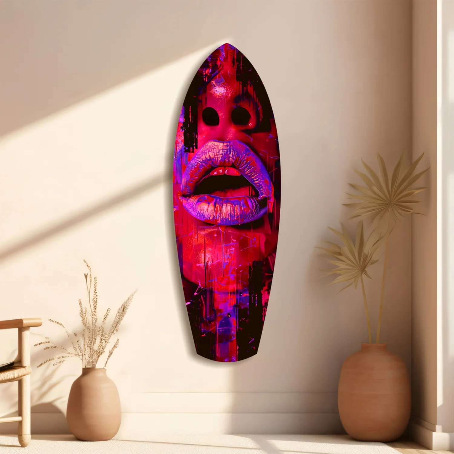 Colorful Lips V5 Glass Wall Art - Image 11