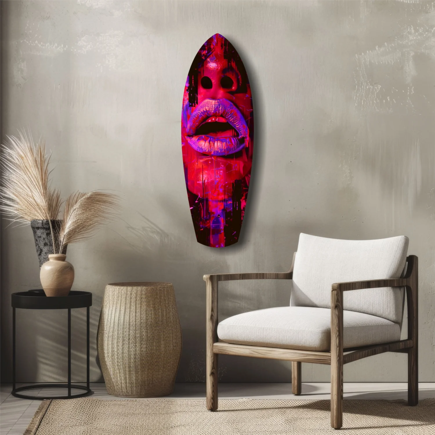 Colorful Lips V5 Glass Wall Art - Image 5